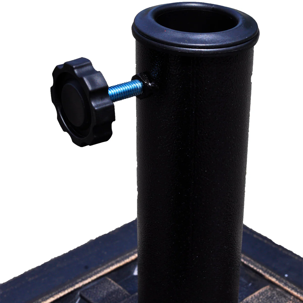17.5 Inch Heavy Duty Square Umbrella Base, 30 lbs, Bronze - Image 9