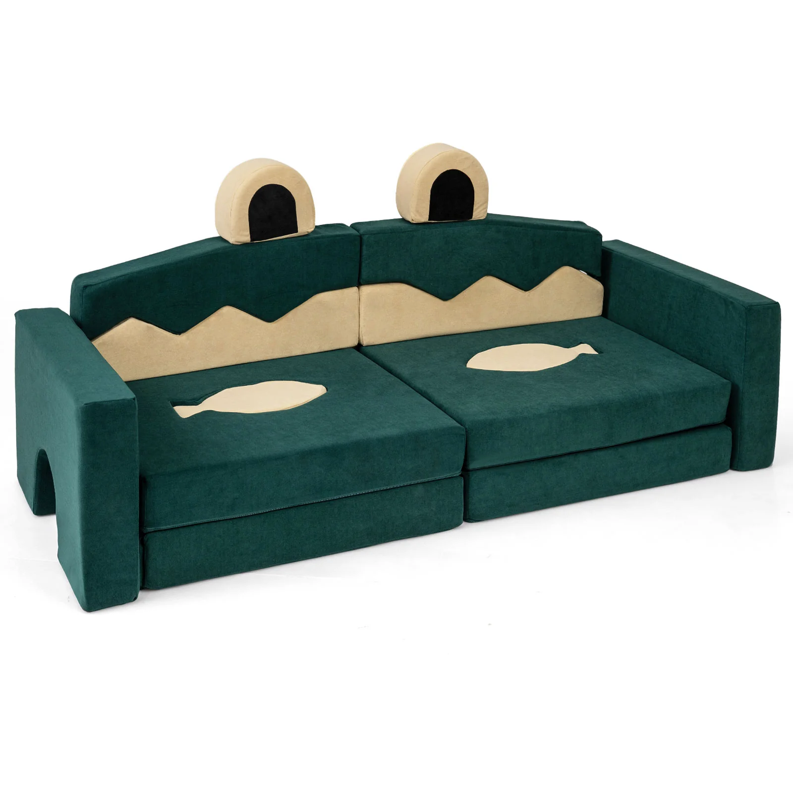 17 Pieces Modular Kids Play Couch for Inspiring Creativity - Image 4