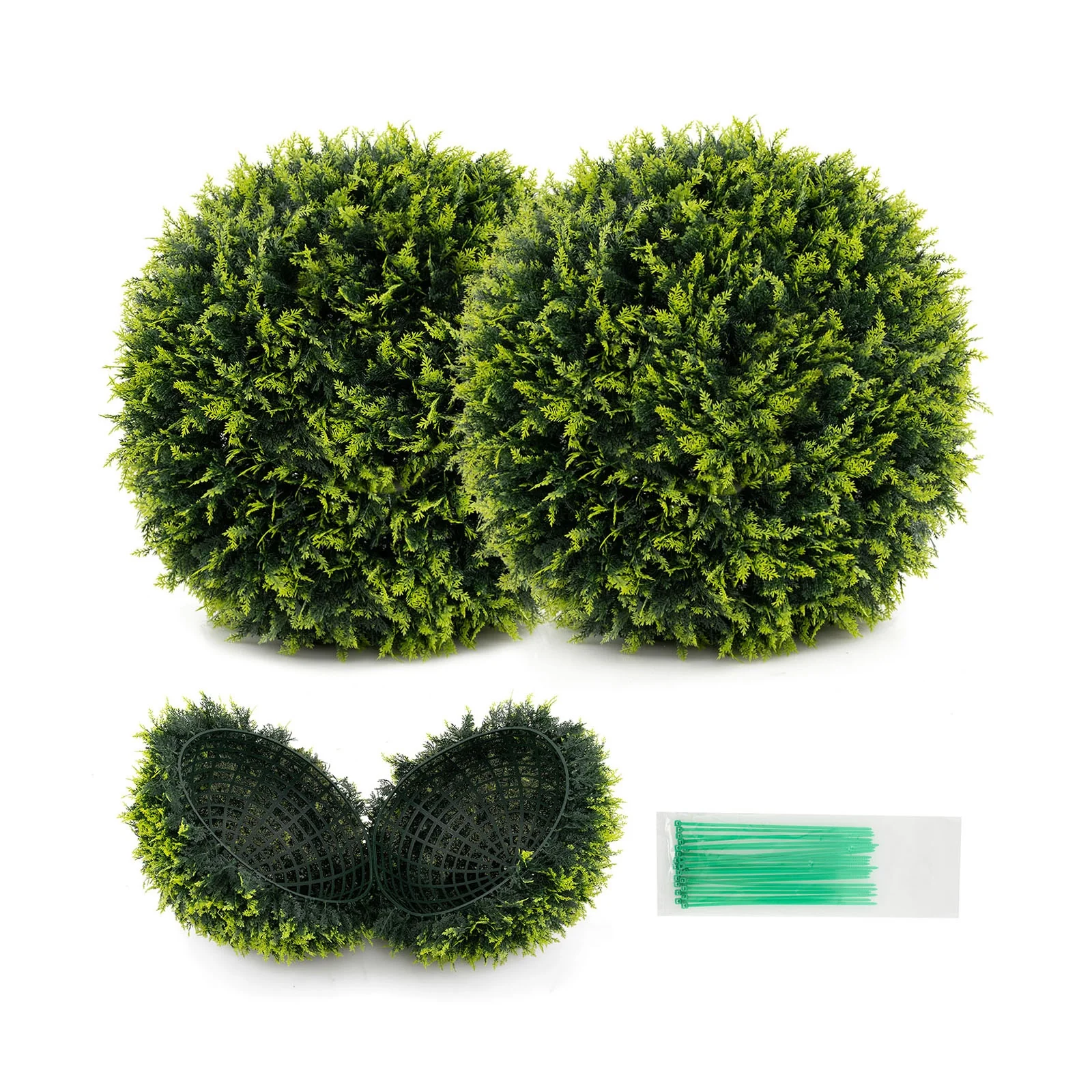 18/22 Inch Faux Decorative Balls, Indoor Outdoor, Patio Garden