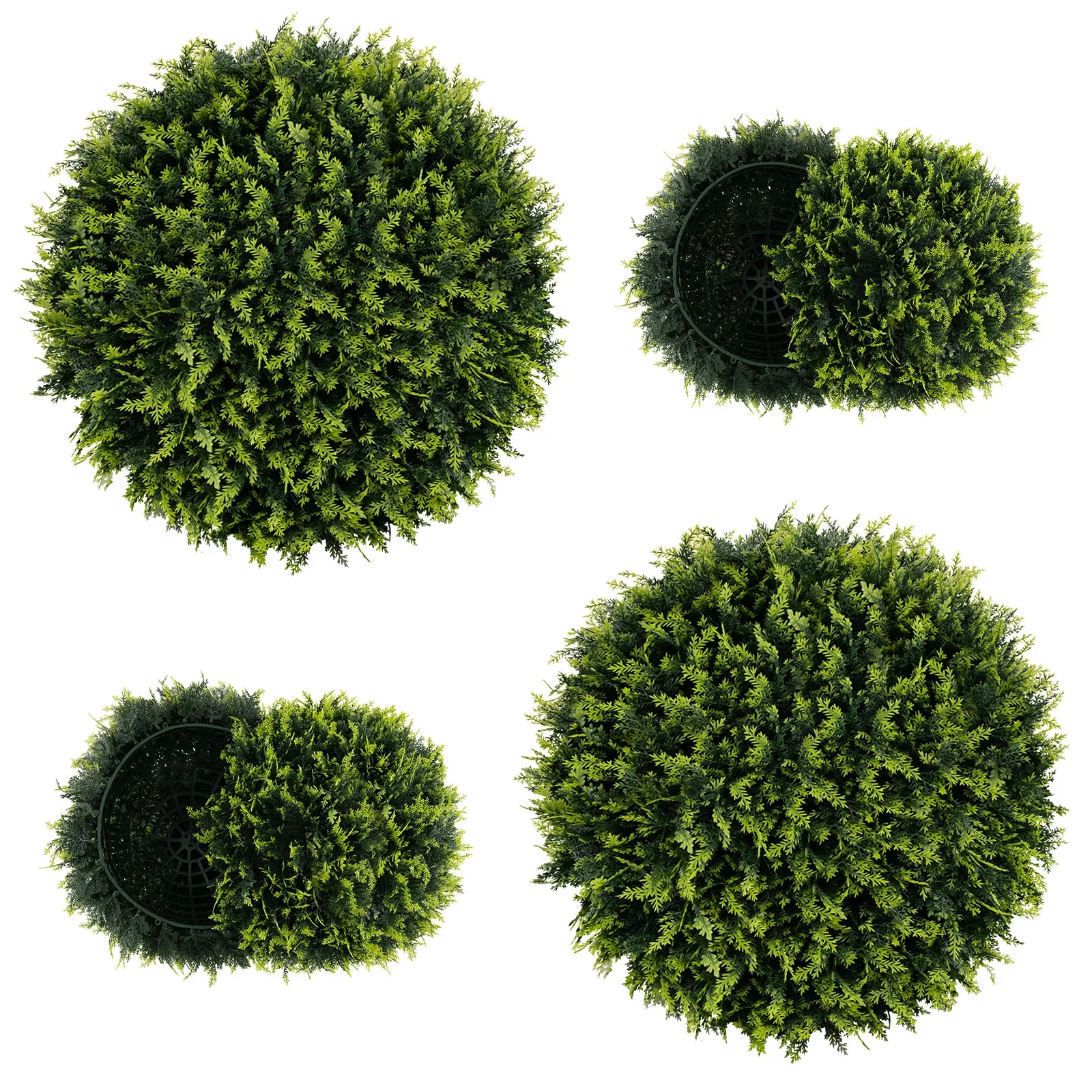 18/22 Inch Faux Decorative Balls, Indoor Outdoor Patio Garden - Image 5