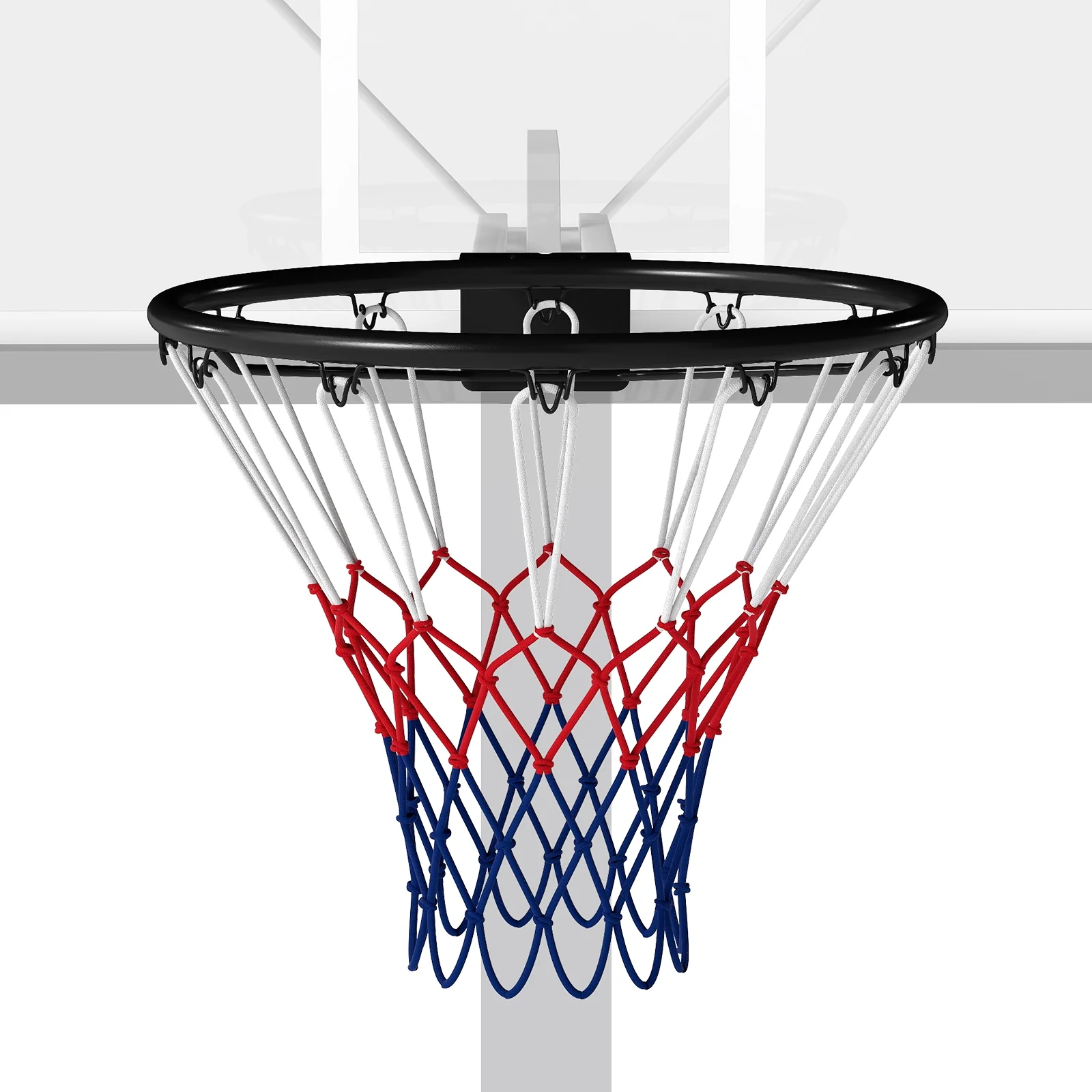 18" Basketball Rim, Wall Mounted Heavy Duty, Black - Image 5