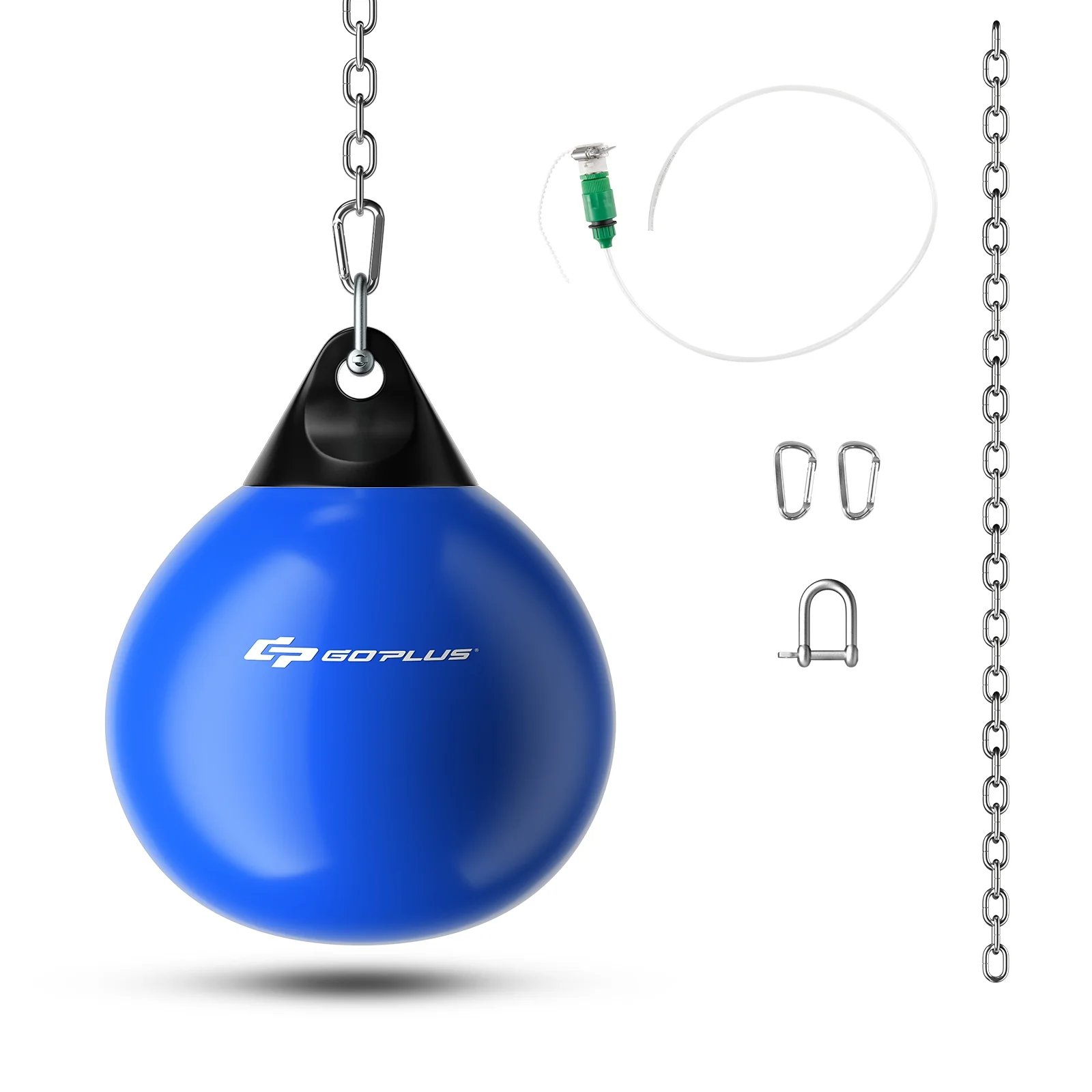 18 Inch 110 Pound Heavy Punching Water Bag, Blue - Image 4