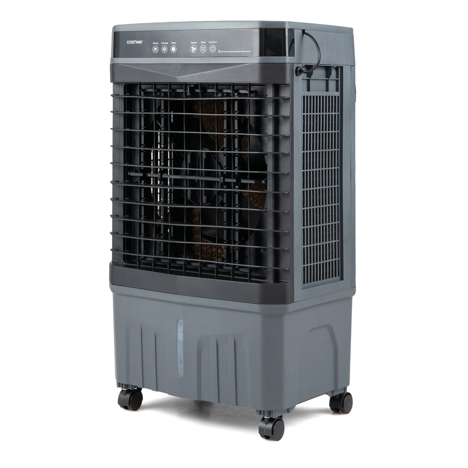 1800 CFM Evaporative Air Cooler, 4 Gal Tank, Black