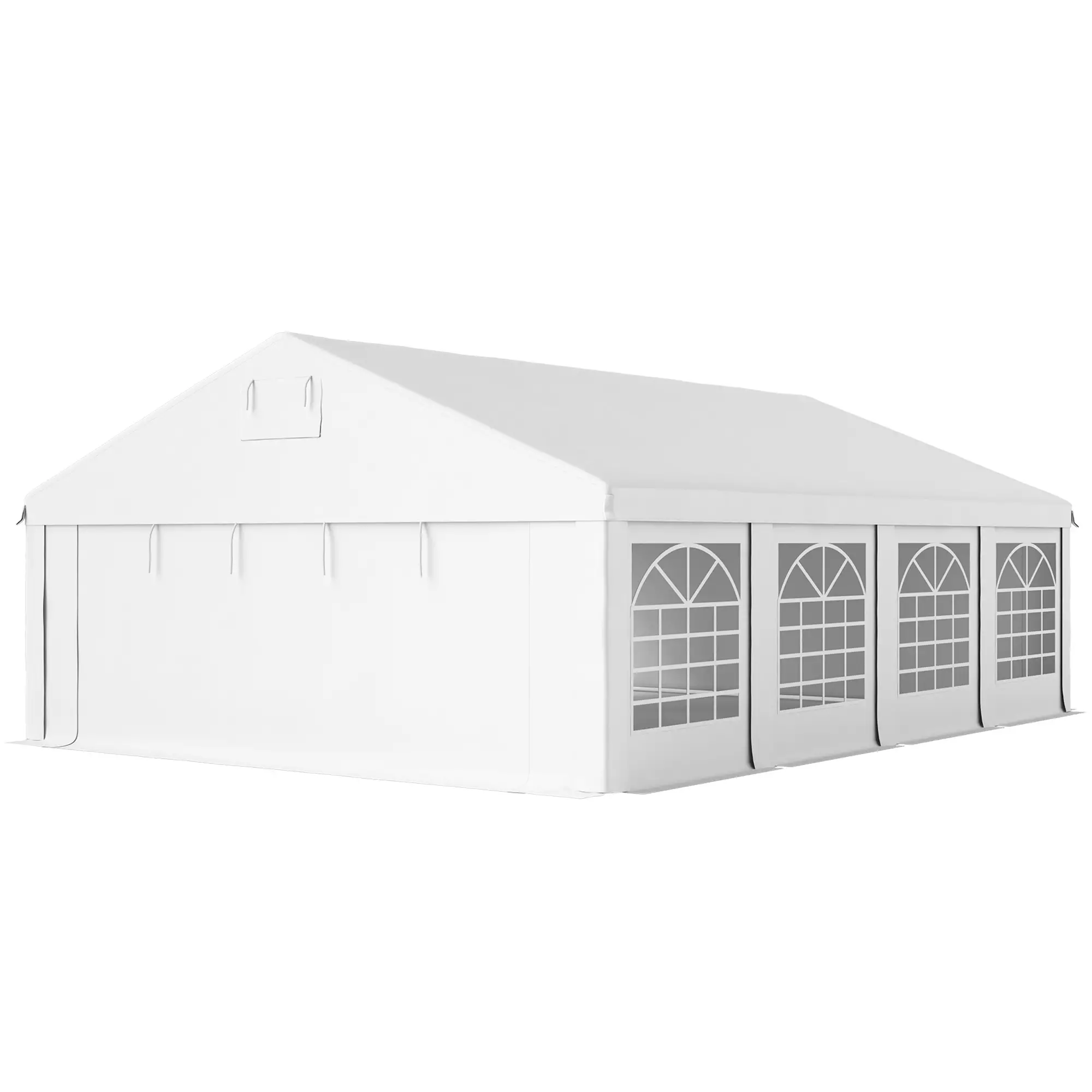 19.6' x 26' Heavy Duty Party Tent, Outdoor Canopy with Removable Sidewalls