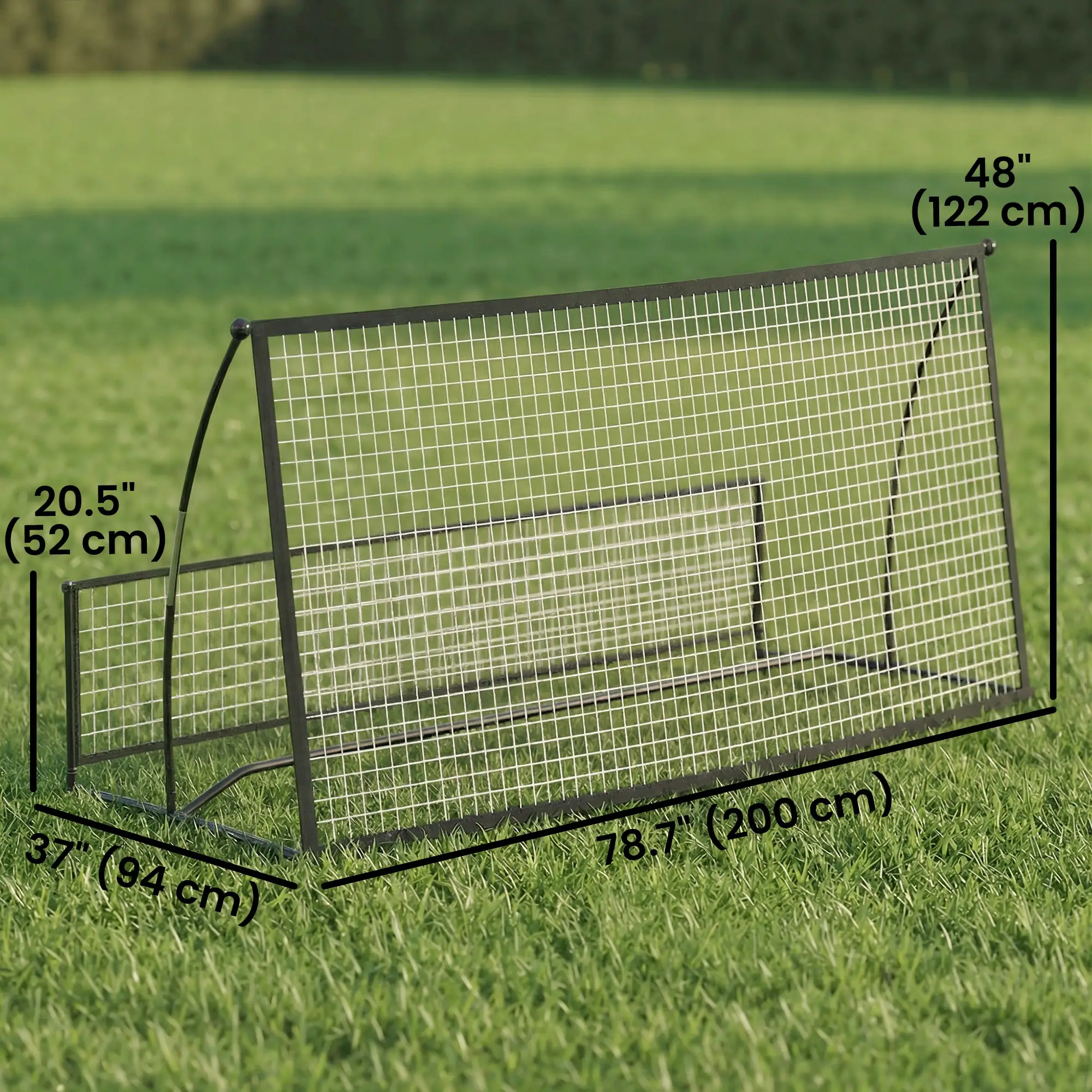 2-In-1 Portable Soccer Rebounder Net, Foldable, With Carry Bag - Image 3