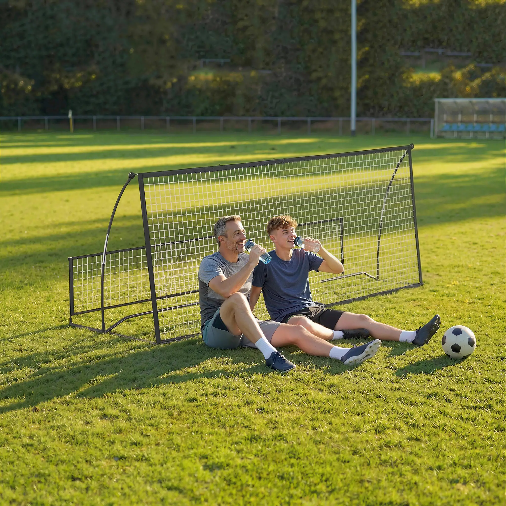 2-In-1 Portable Soccer Rebounder Net, Foldable, With Carry Bag - Image 9