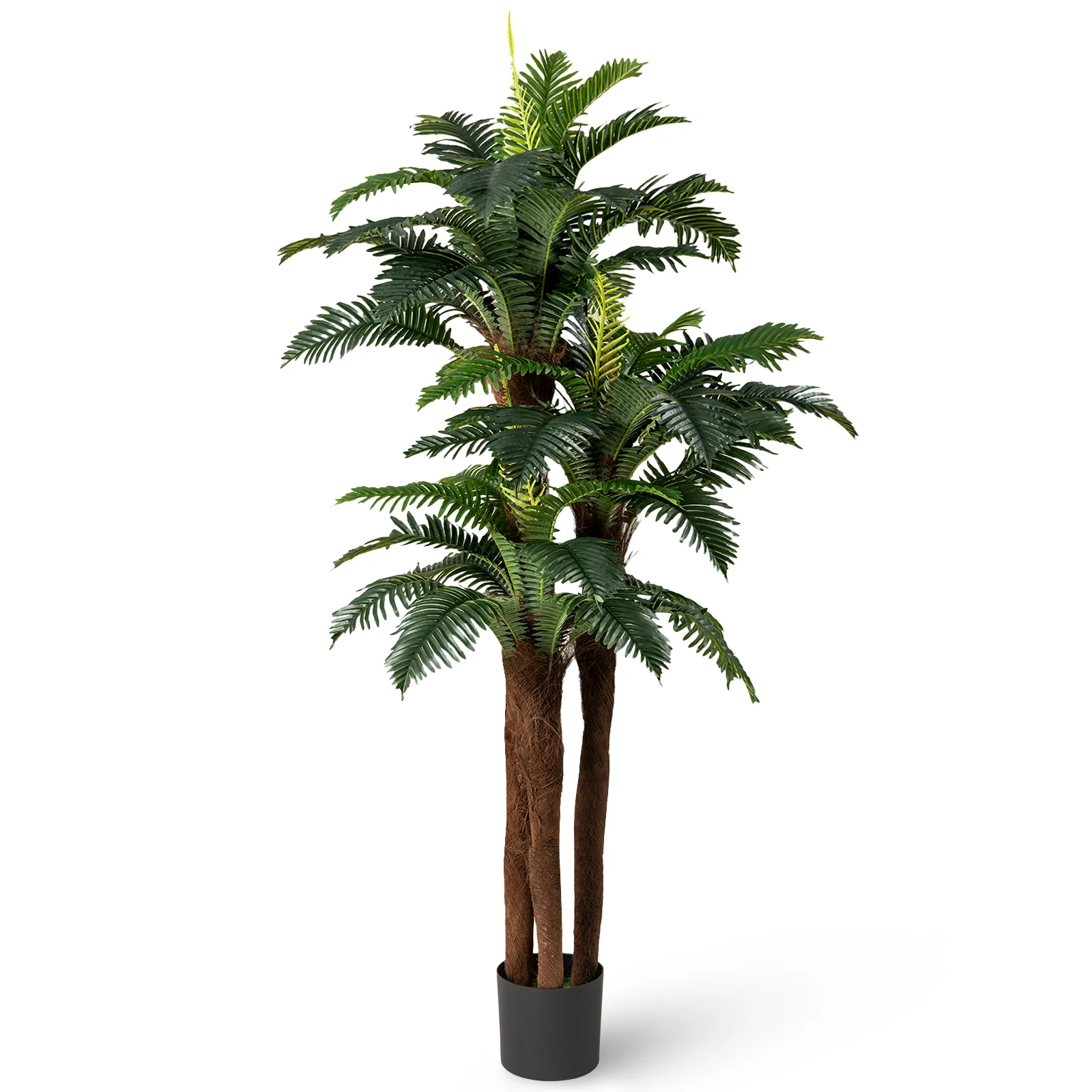 2 Pack Artificial Palm Tree 6.3 ft Tall with Adjustable Leaves - Image 5