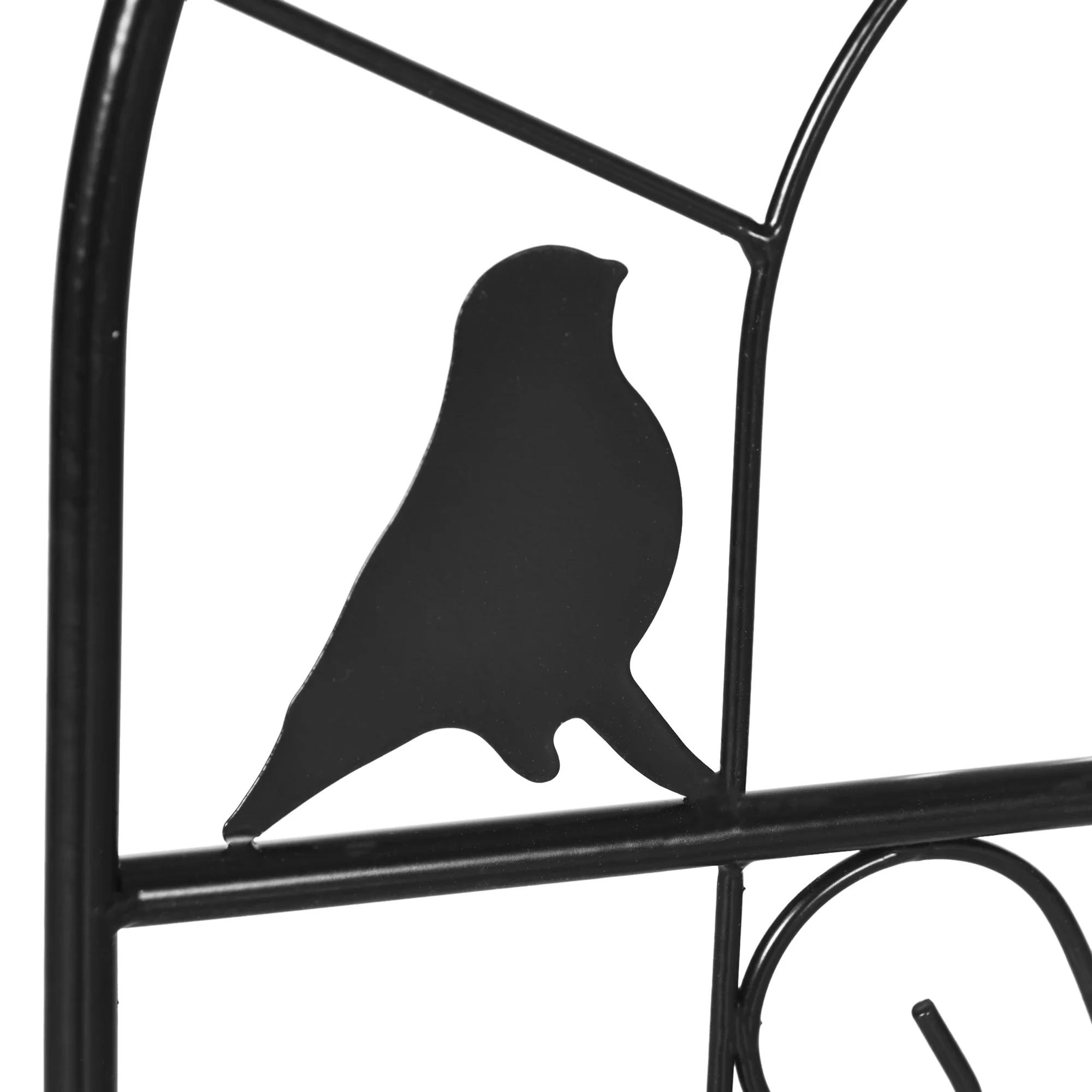 2 Pack Metal Garden Trellis, Birds and Leaves Grid Panels, 39" Tall - Image 7