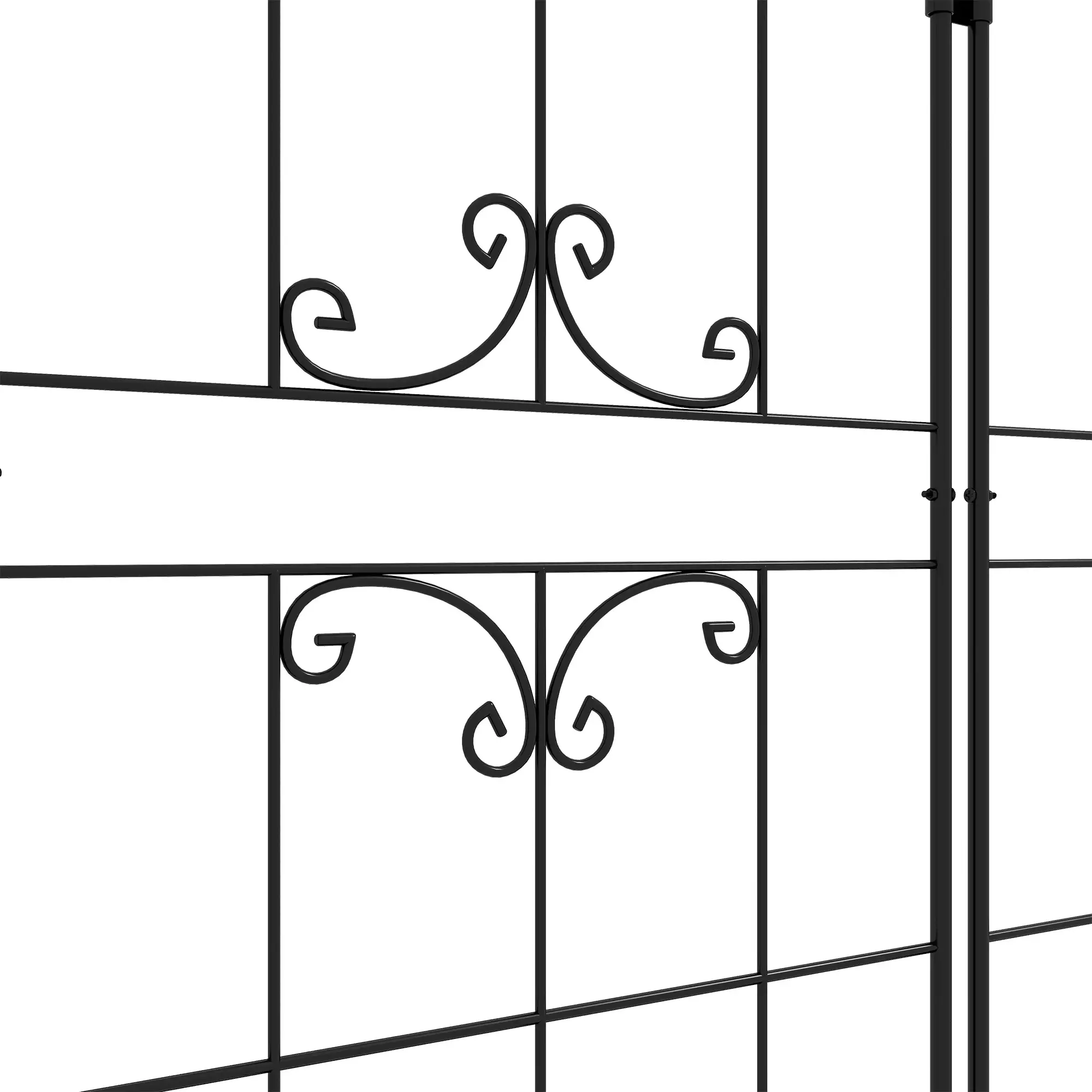 2 Pcs Metal Garden Trellis for Climbing Plants, Outdoor Plant Support - Image 9