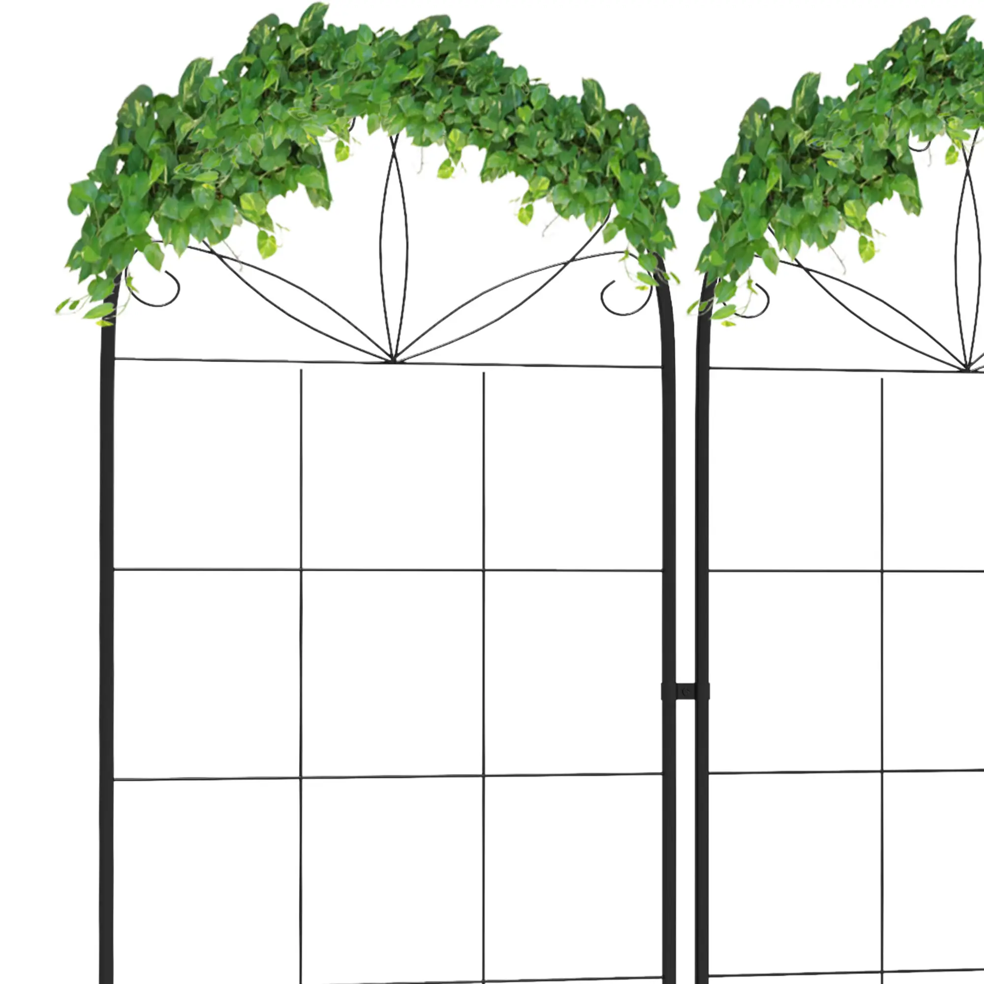 2 Pcs Metal Garden Trellis, Outdoor Plant Support for Climbing Plants - Image 7