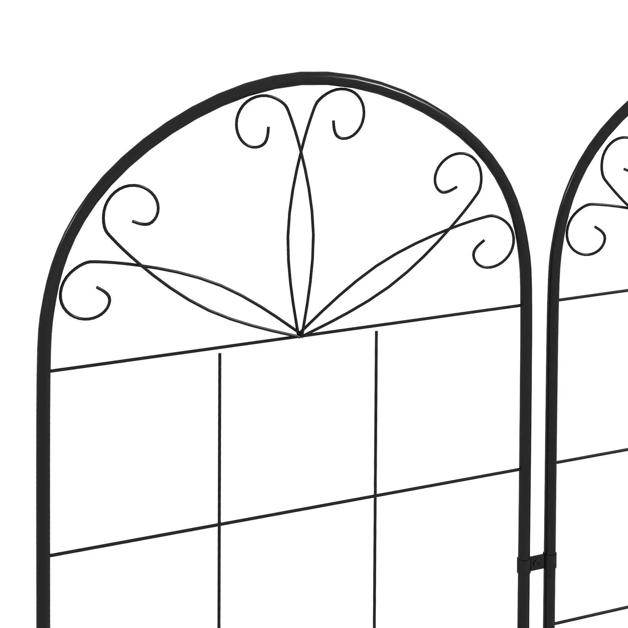 2 Pcs Metal Garden Trellis, Outdoor Plant Support for Climbing Plants - Image 8