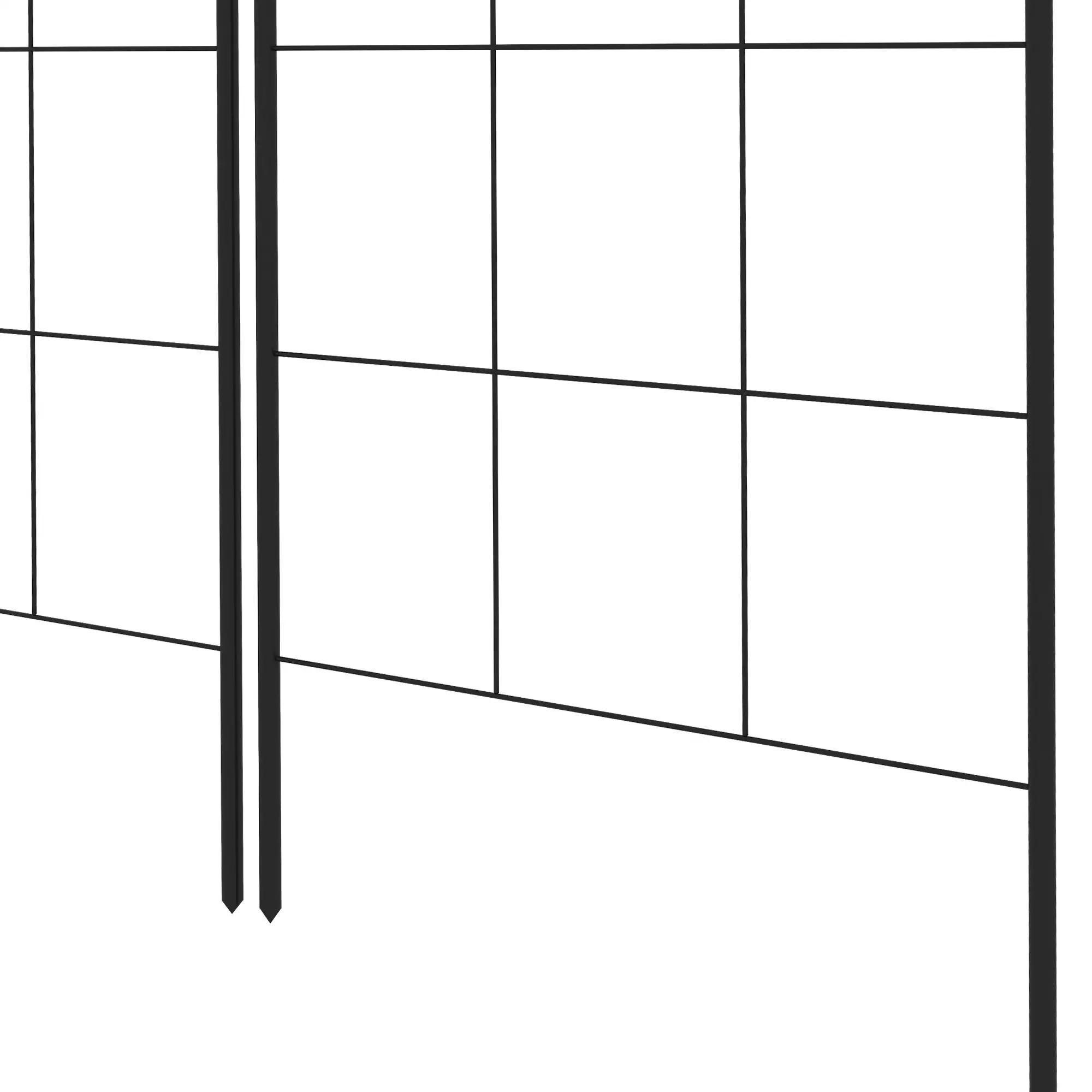 2 Pcs Metal Garden Trellis, Outdoor Plant Support for Climbing Plants - Image 9