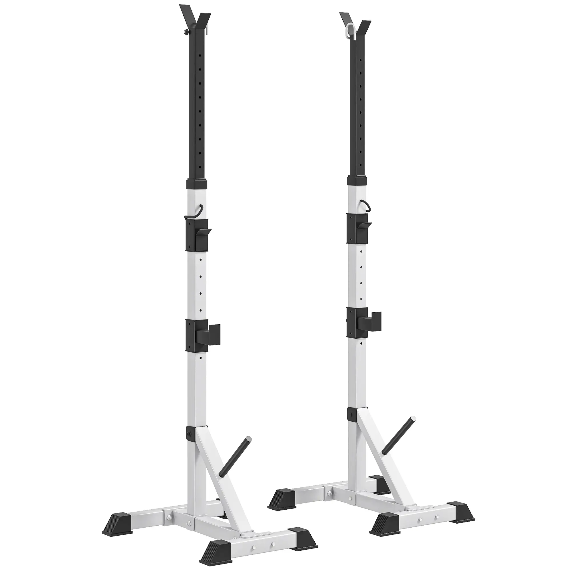 2-Piece Barbell Rack, 53.5"-69.3" Adjustable, 440LBS Capacity