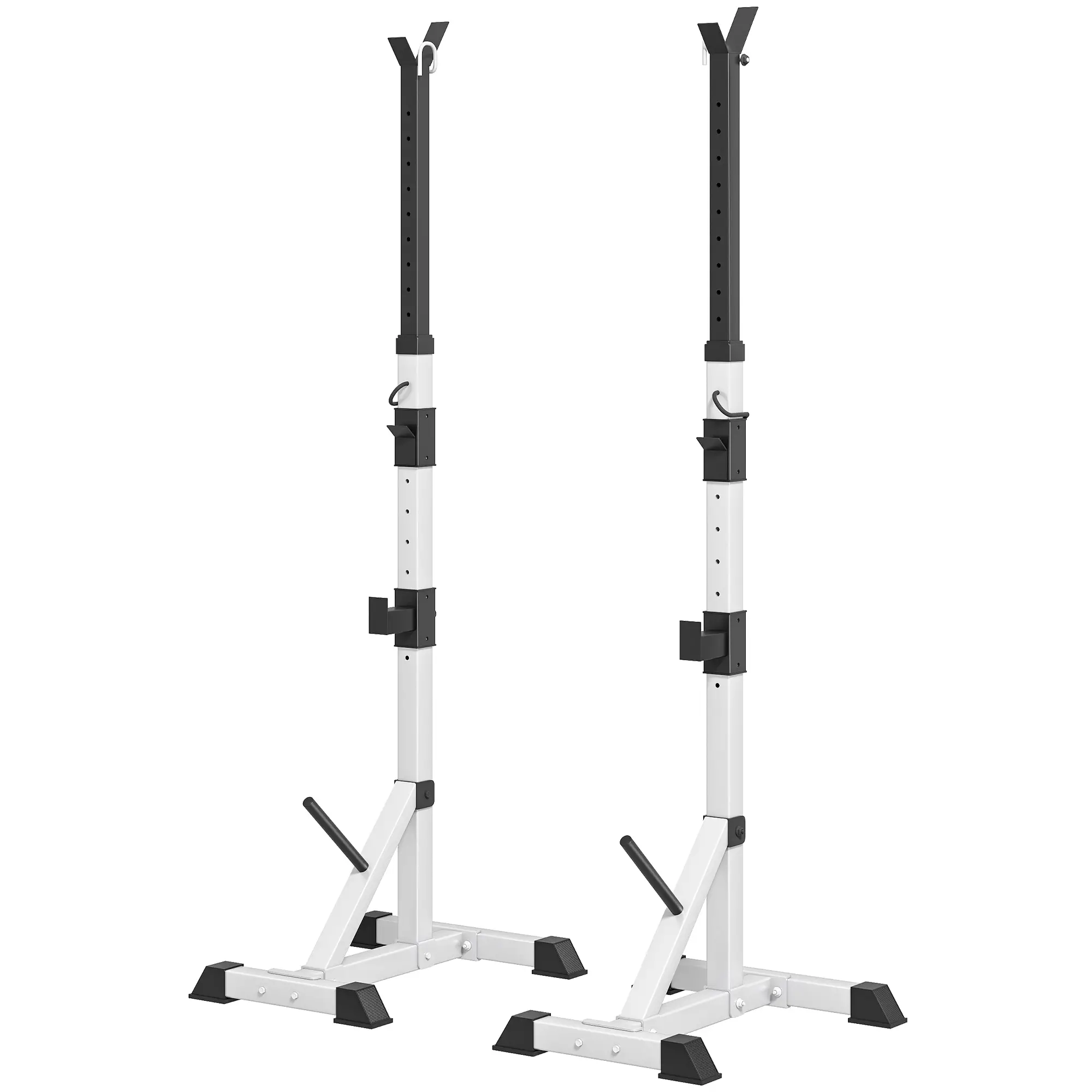 2-Piece Barbell Rack, 53.5"-69.3" Adjustable, 440LBS Capacity - Image 11