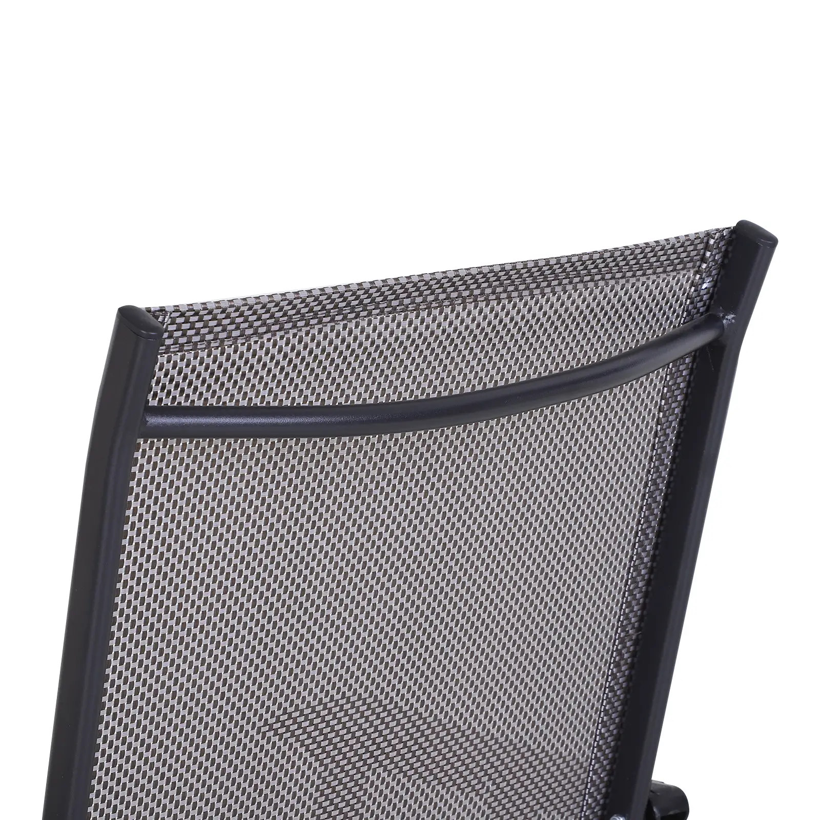 2-Piece Folding Dining Chair Set, Outdoor Furniture with Armrests, Grey - Image 9