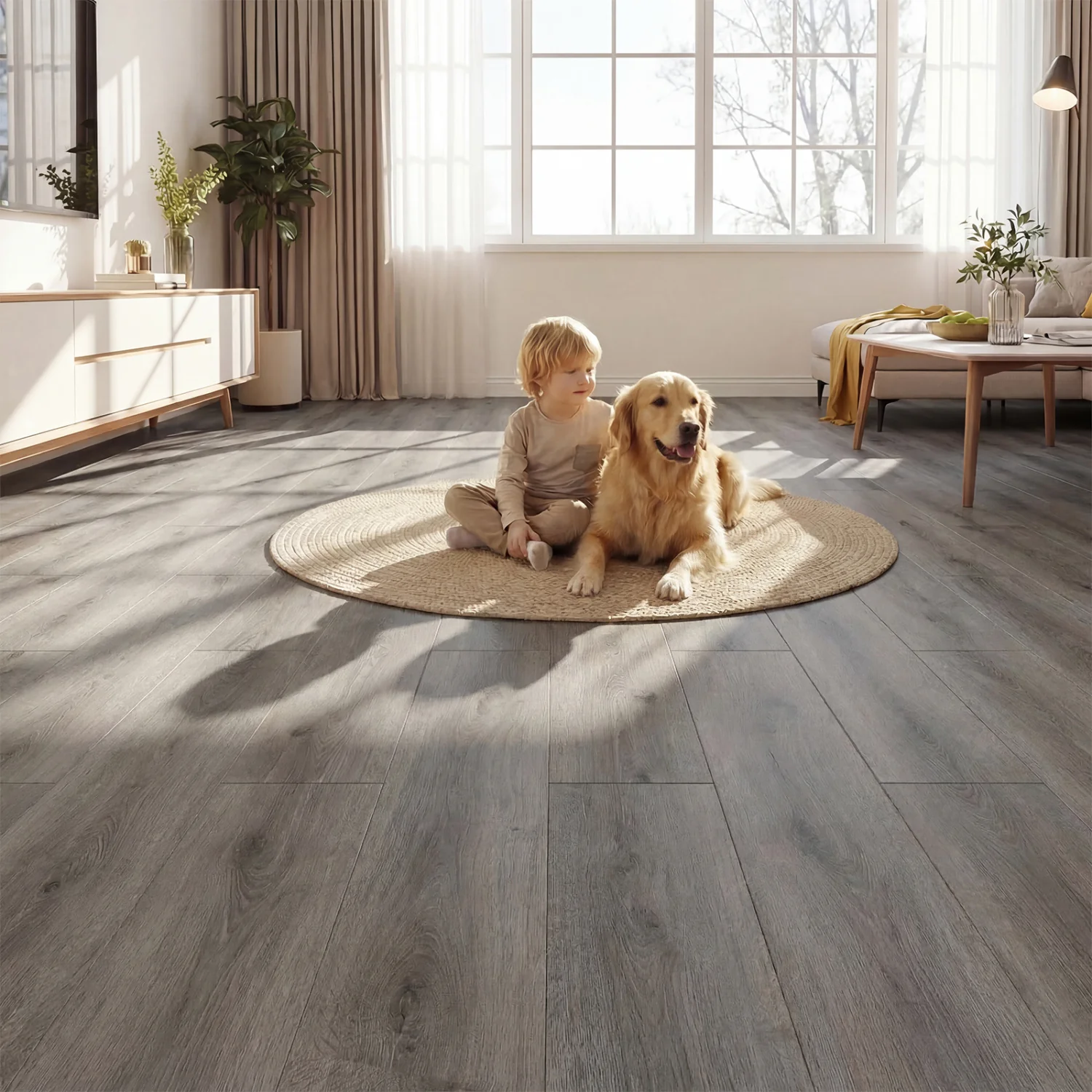 2 Pieces Waterproof Vinyl Flooring Plank Tile - Image 3