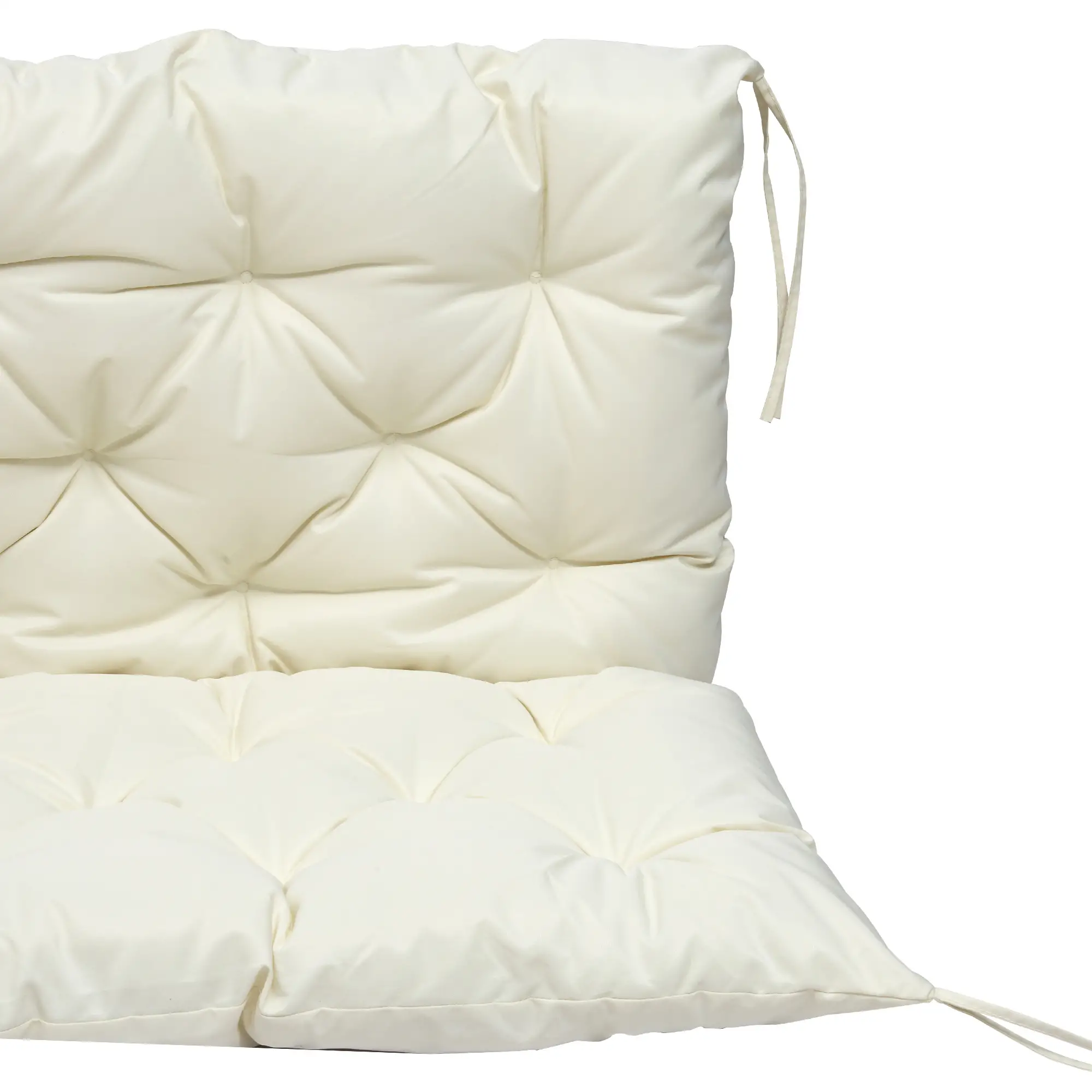 2 Seater Garden Bench Cushion, Outdoor Non-Slip Pad, 52" x 43" x 4", Beige - Image 10
