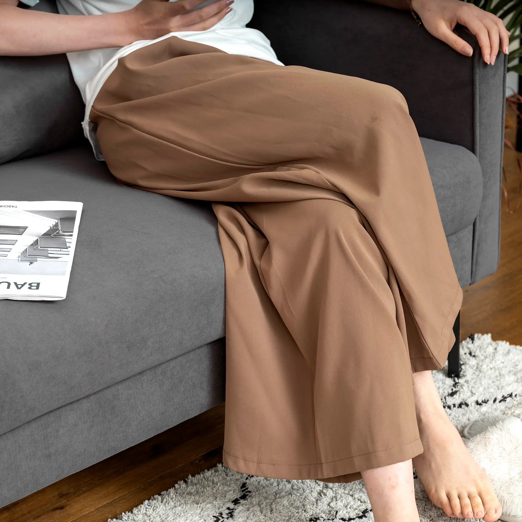 2 Seater Sofa, Small Size, Modern Couch with High-Resilience Foam, Grey - Image 10