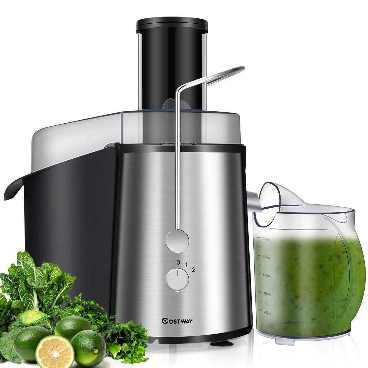 2 Speed Electric Juice Press, Fruit And Vegetable, Silver - Image 5