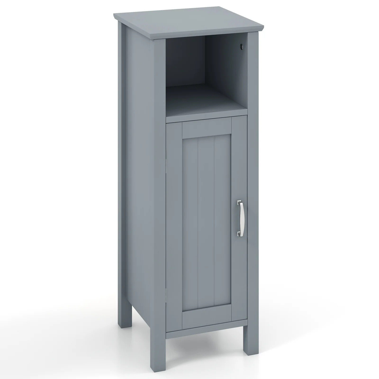 2-Tier Bathroom Storage Cabinet, Gray - Image 5
