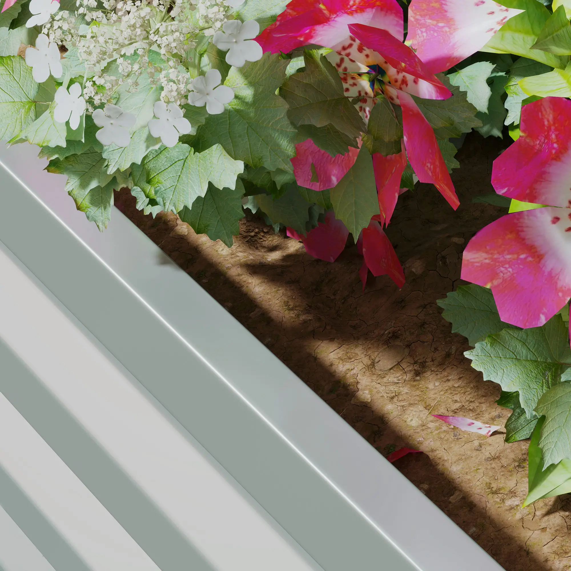 2' x 2' x 1' Raised Garden Bed, Galvanised Steel Frame, Light Grey - Image 10