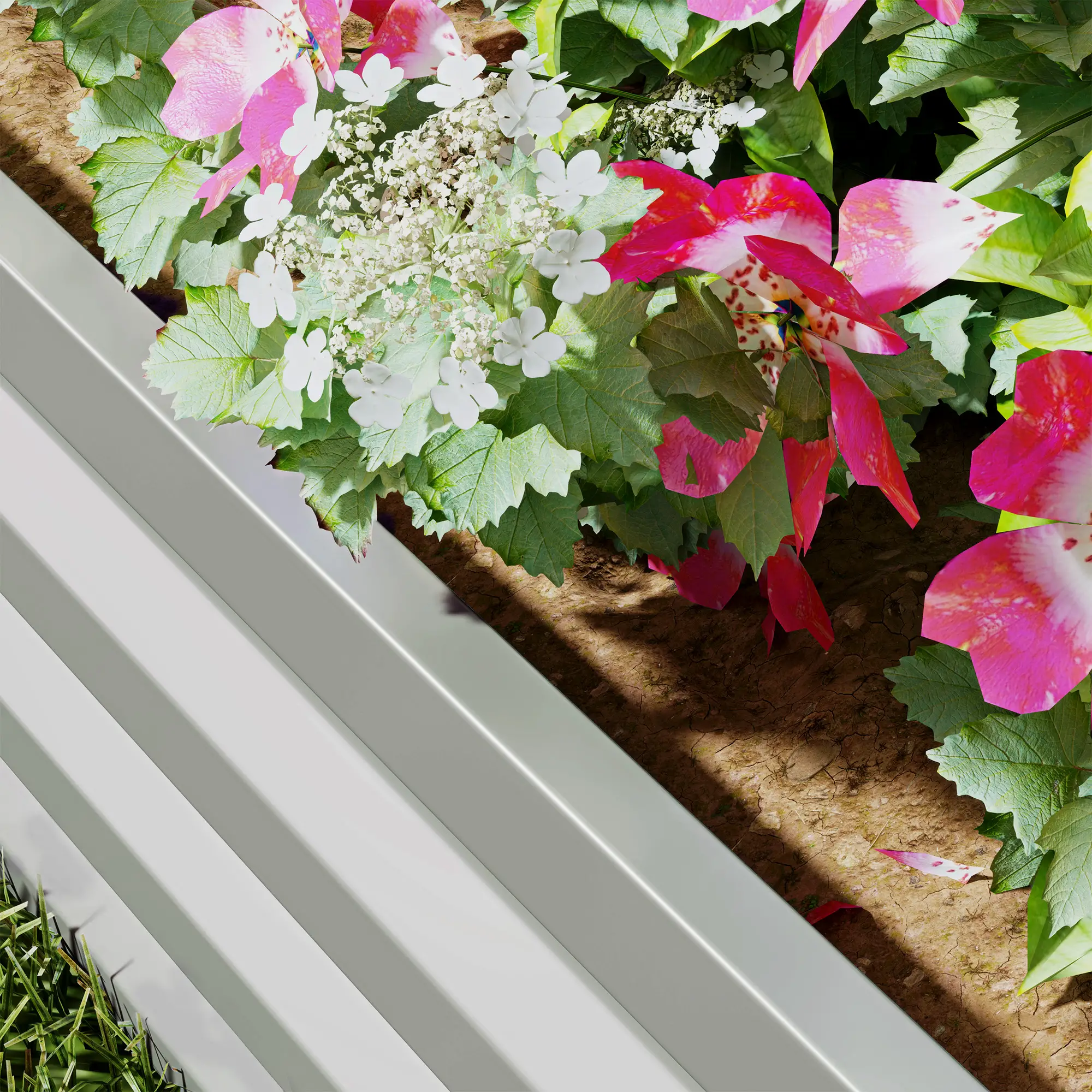 2' x 2' x 1' Raised Garden Bed, Galvanised Steel Frame, Vegetables, Flowers, Herbs, Silver - Image 10