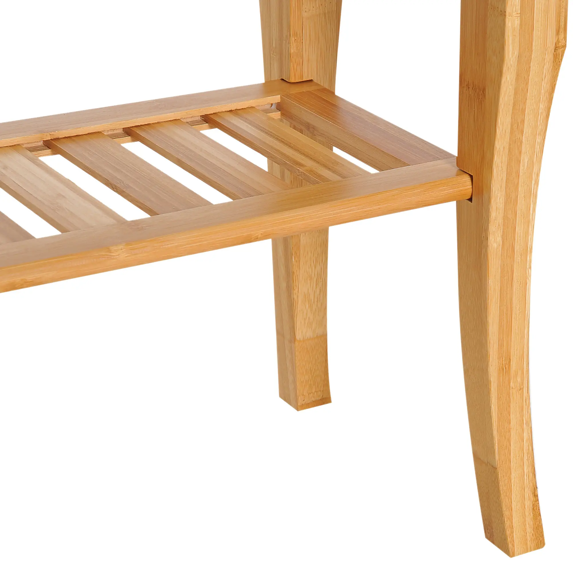 20" Bamboo Shower Bench, Bathroom Stool, Spa Bath Seat - Image 12
