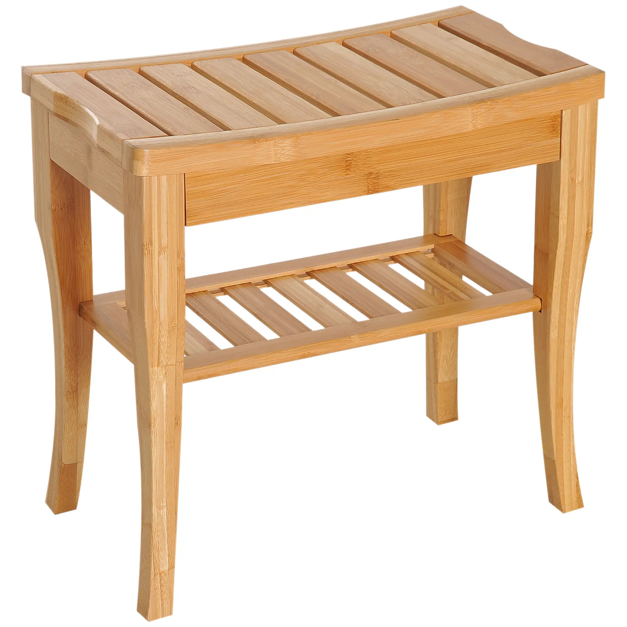 20" Bamboo Shower Bench, Bathroom Stool, Spa Bath Seat - Image 13