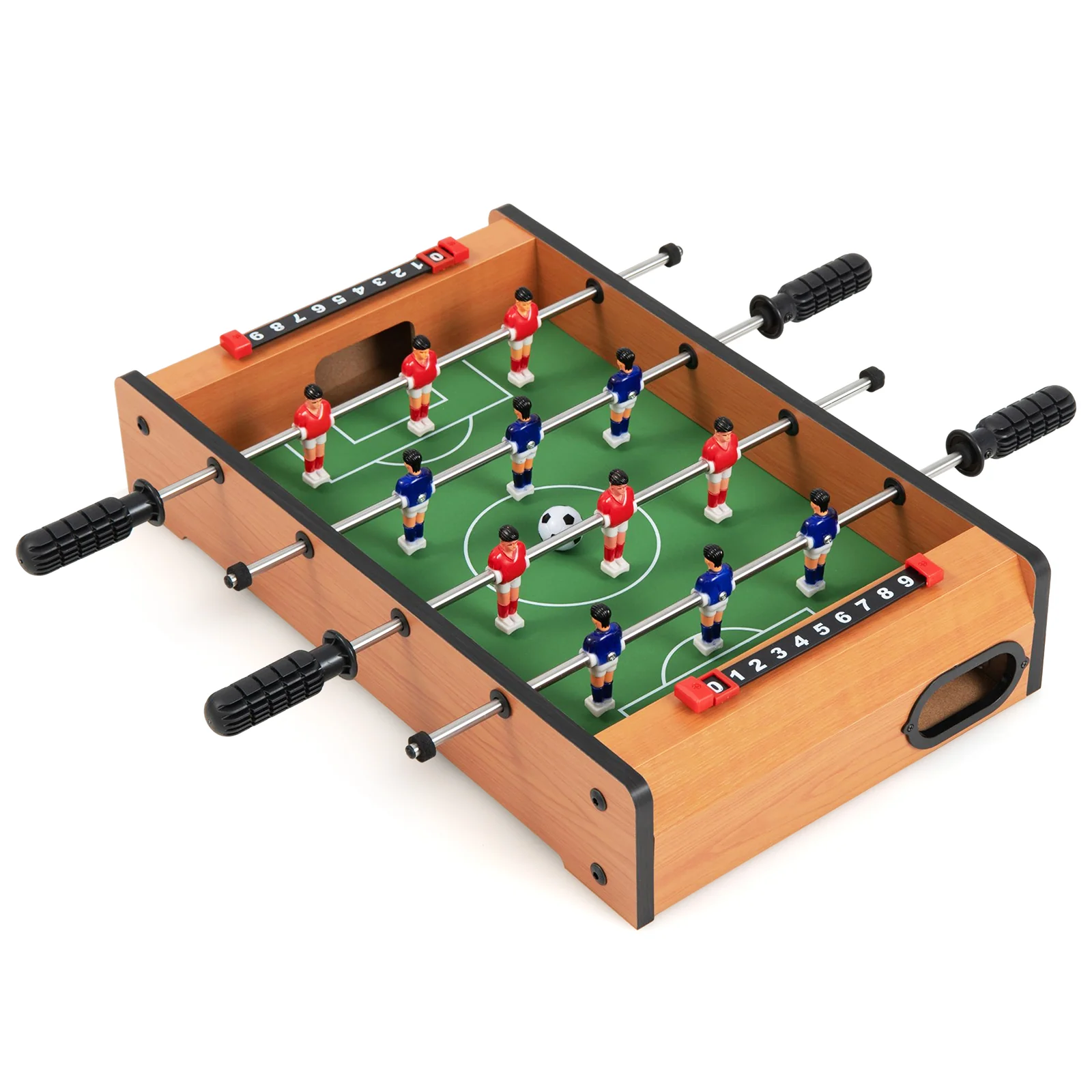 20 Inch Indoor Competition Soccer Table, Brown - Image 3