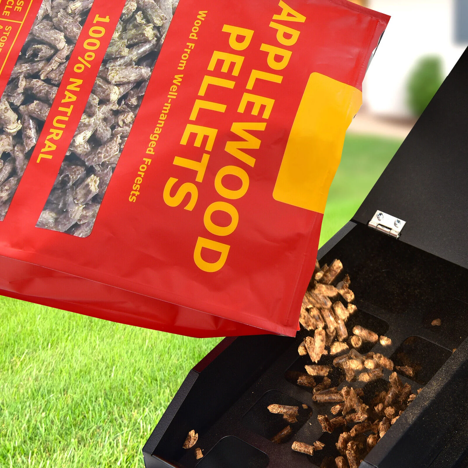 20 Pounds Apple Wood Pellets 100% All-Natural for Pellet Grills, Natural - Image 3