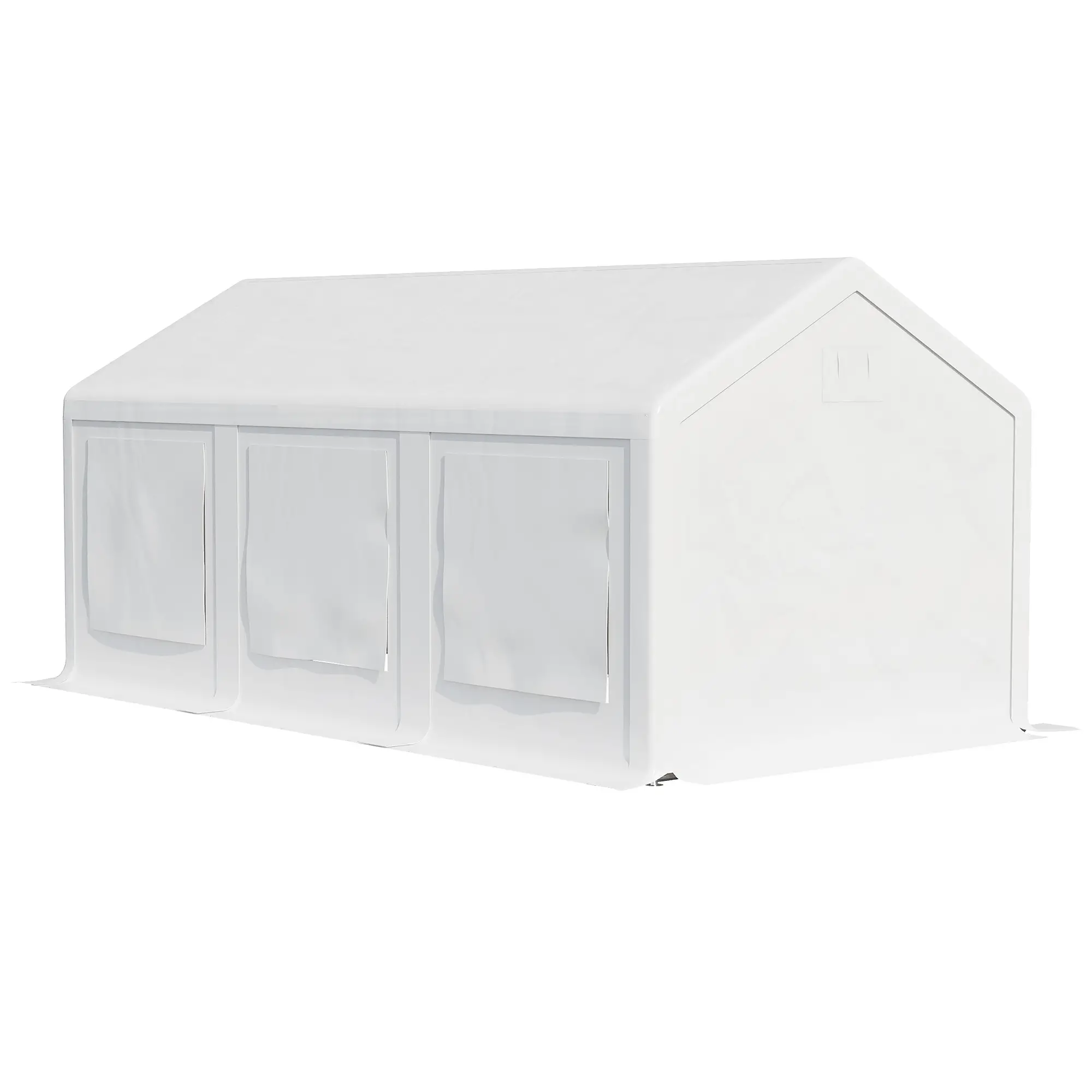 20' x 10' Party Tent Canopy, Gazebo with Removable Side Walls, White - Image 10