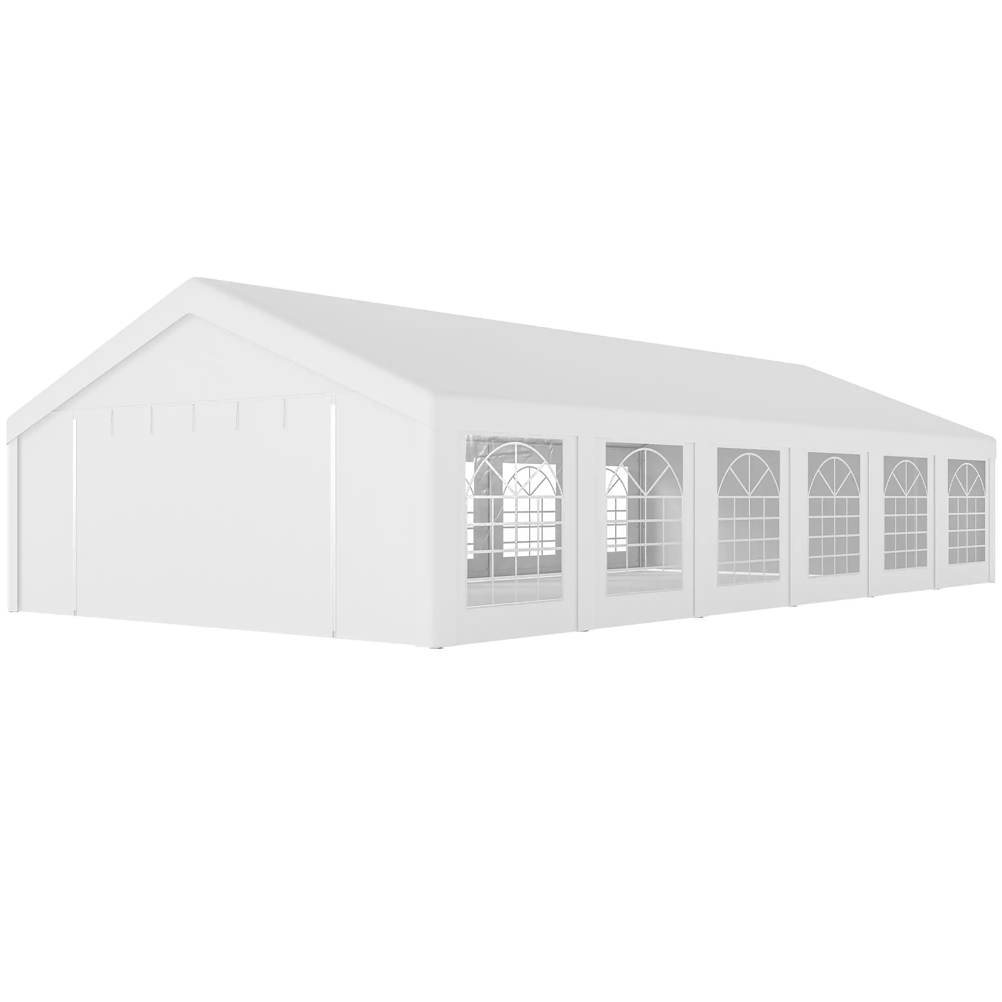20' x 40' Party Tent, Outdoor Canopy With 12 Removable Windows