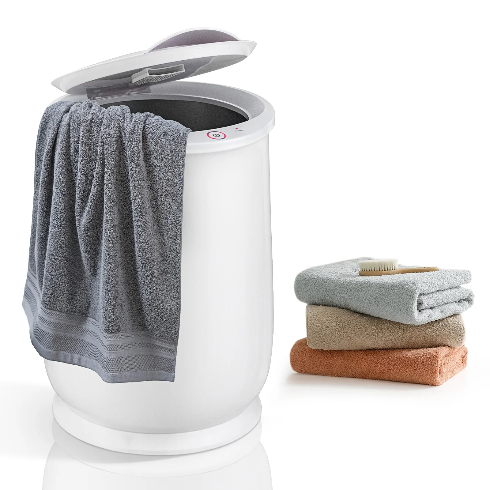 20L Bathroom Towel Warmer, Auto Shut Off, White - Image 3