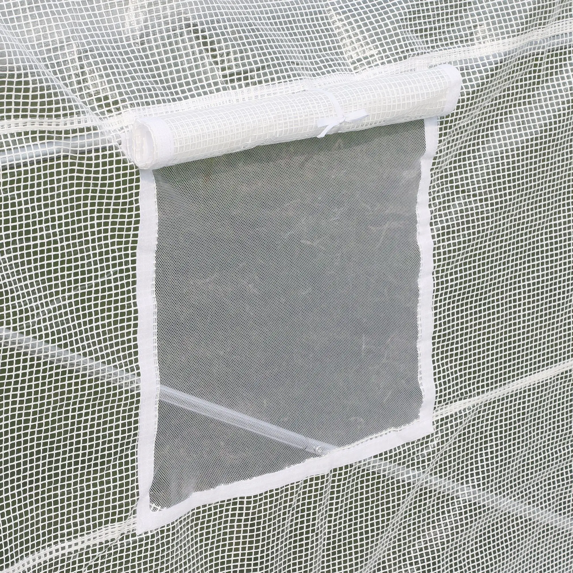 20x10x7ft Heavy Duty Walk-In Greenhouse, Outdoor Plant Grow House, White - Image 10
