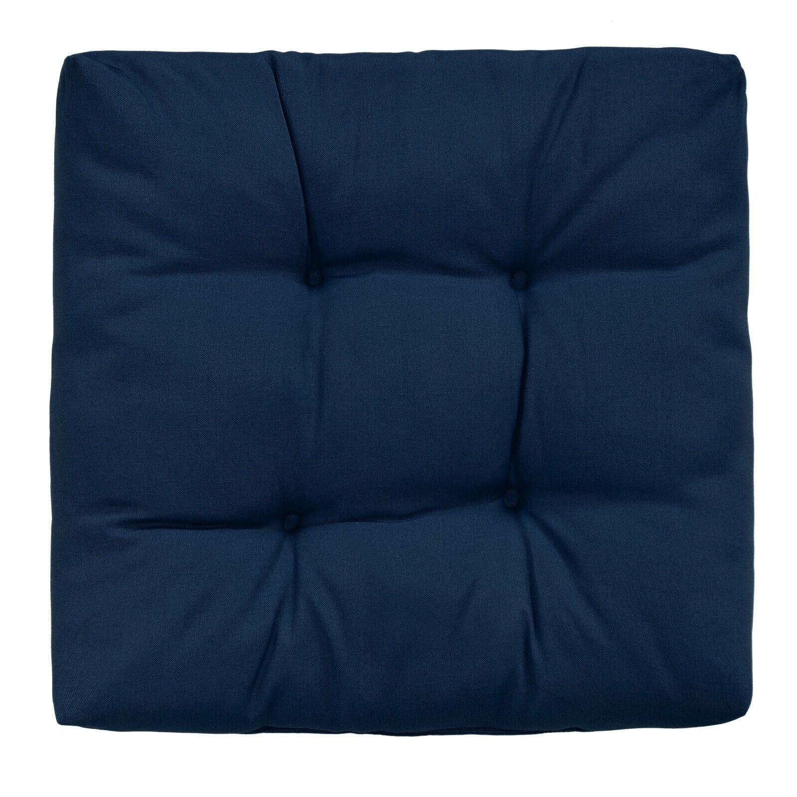 21 Inch x 21 Inch Patio Chair Cushion, Indoor Outdoor, Navy - Image 10