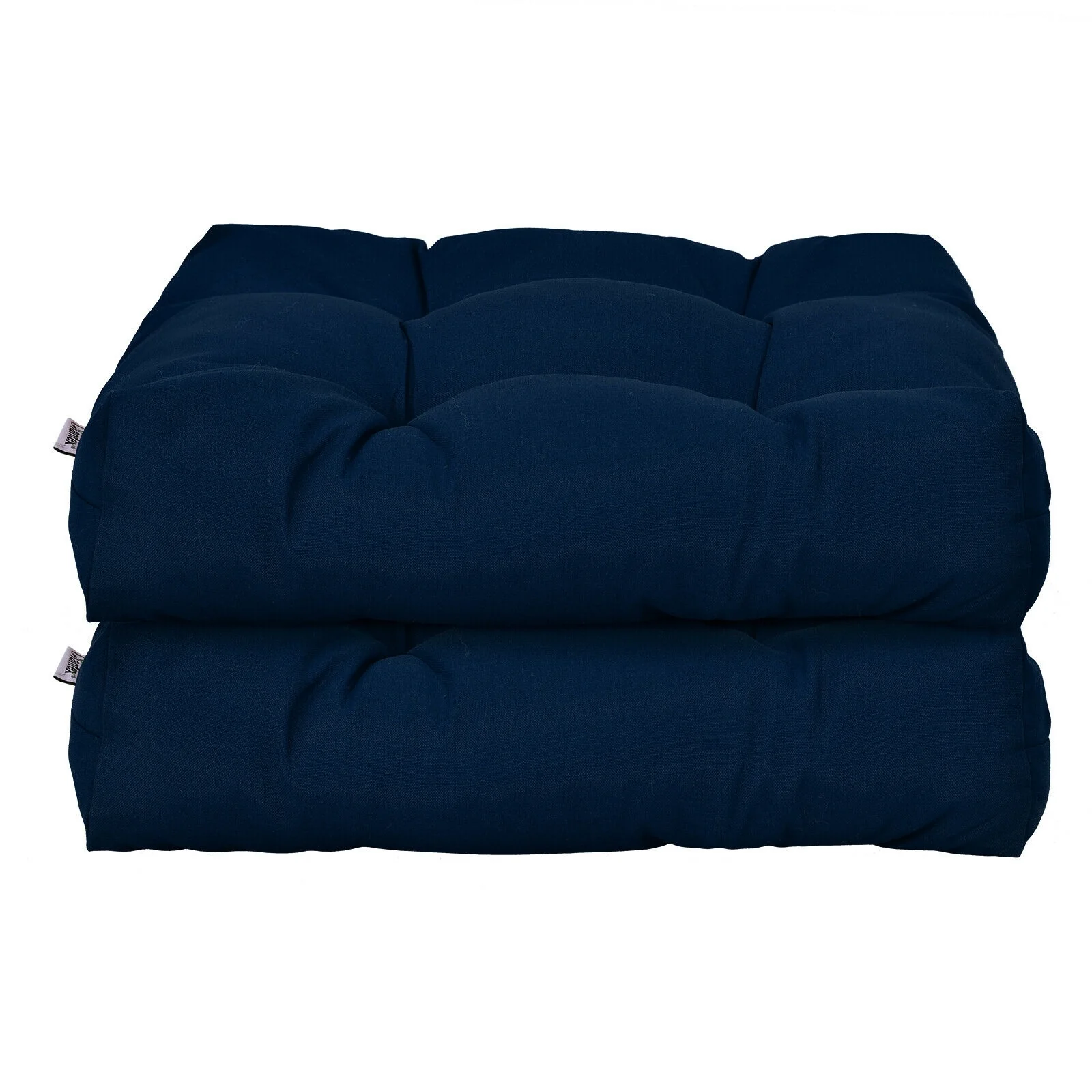 21 Inch x 21 Inch Patio Chair Cushion, Indoor Outdoor, Navy - Image 8