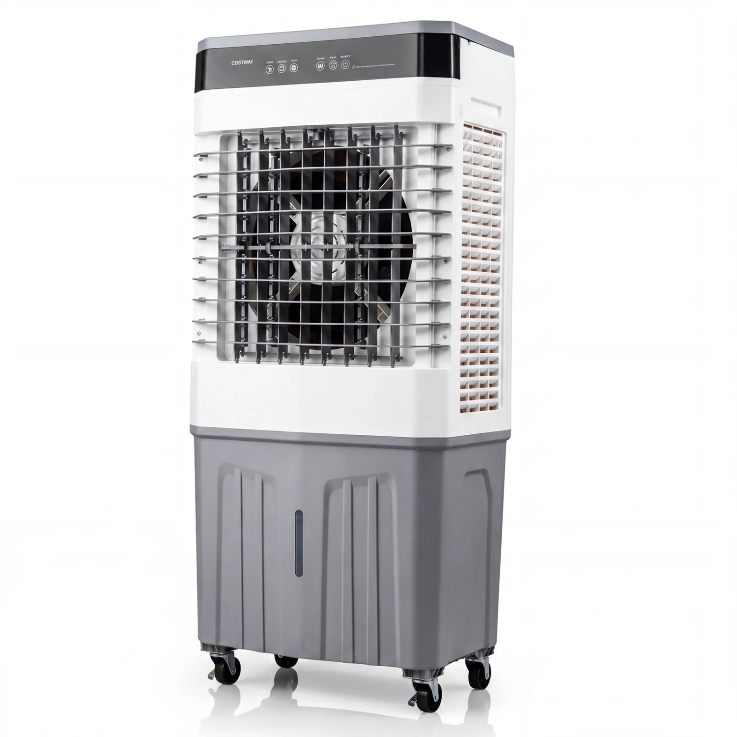 2100 CFM 3-In-1 Evaporative Air Cooler, 7.2 Gal Tank, White