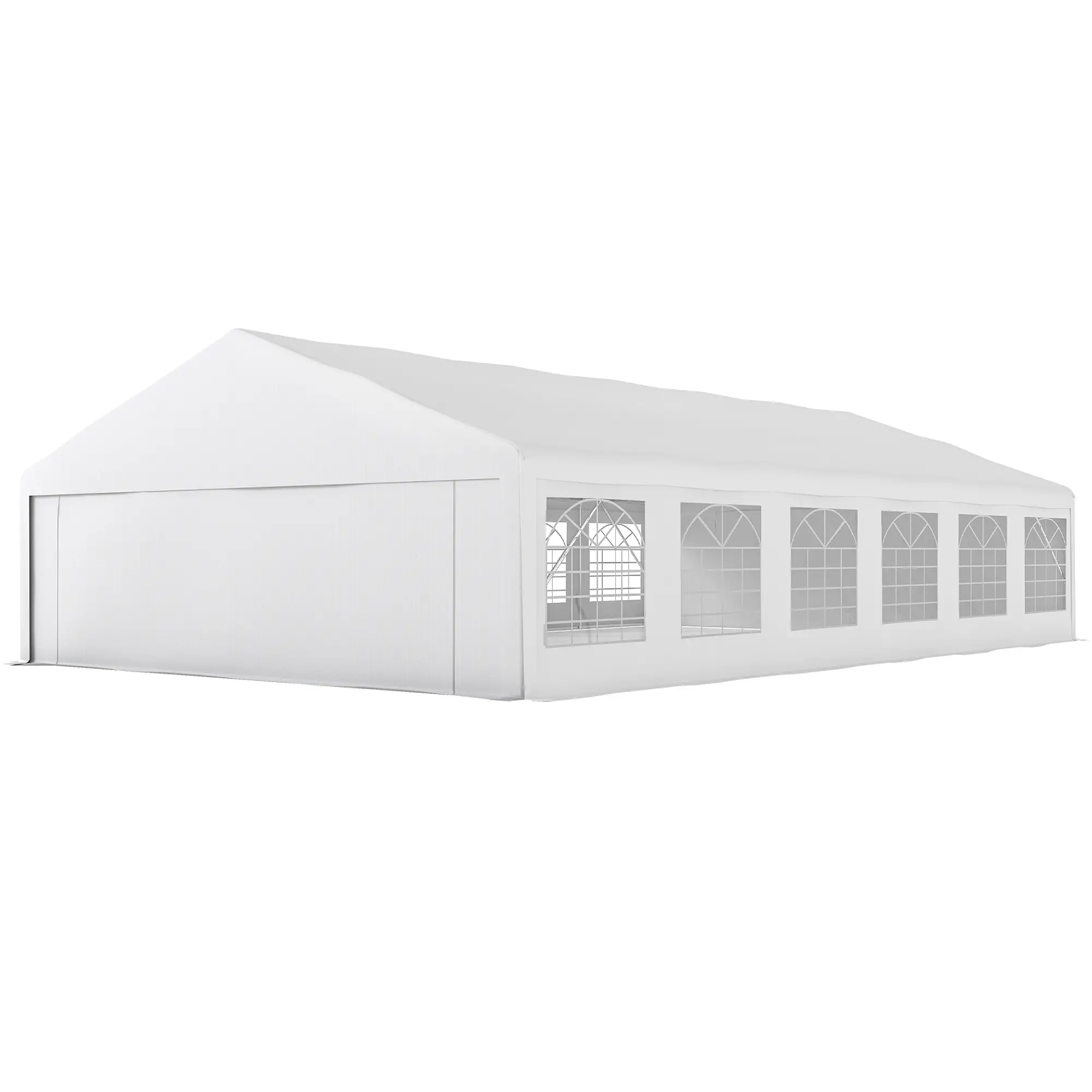 23' x 39' Party Tent, Heavy Duty Outdoor Canopy Shelter, White