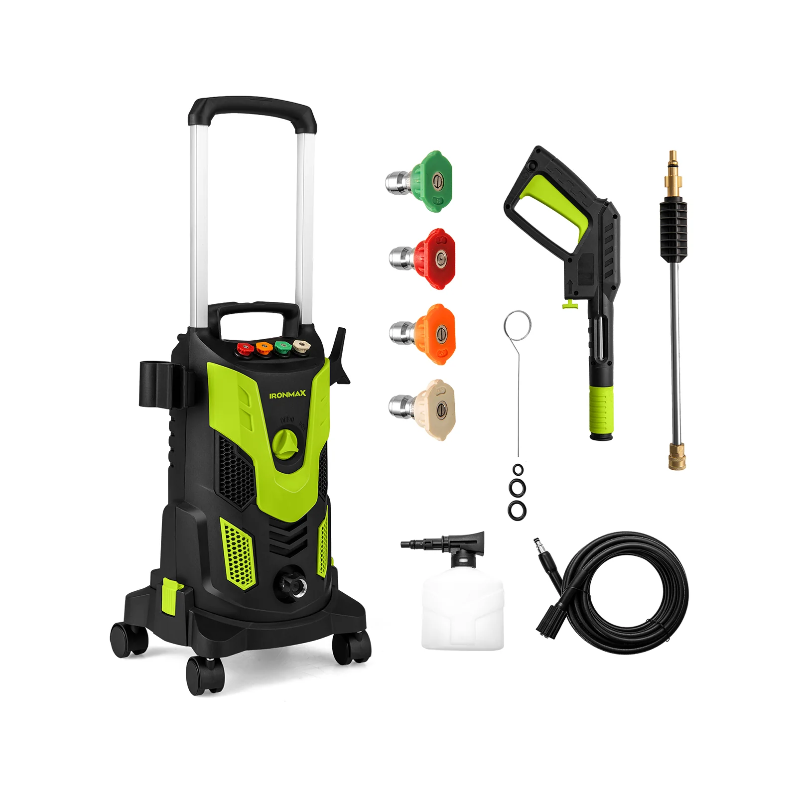 2300 PSI 1.8 GPM Electric High Pressure Power Washer, Green