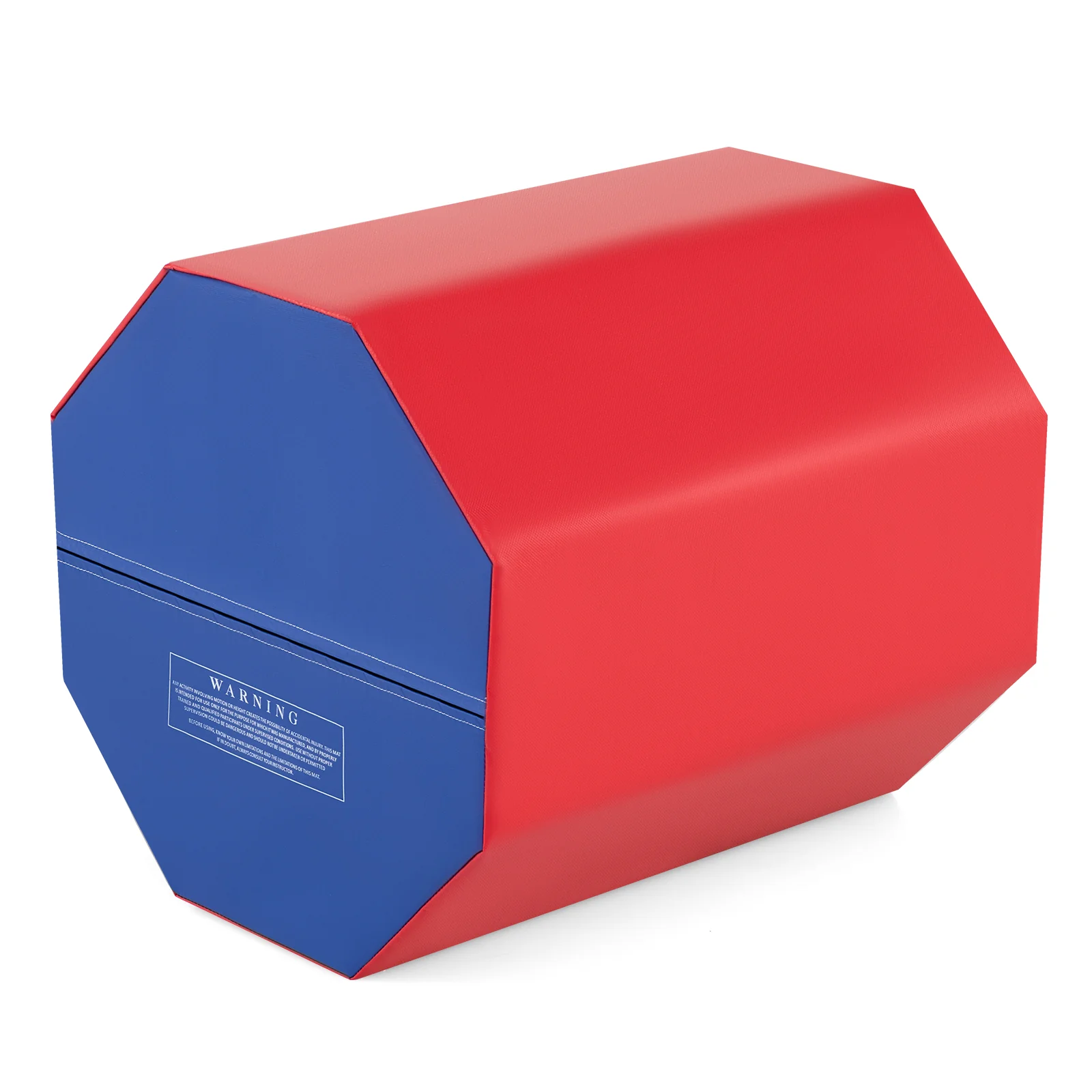 24.5 Inch Octagon Gymnastics Mat, Waterproof Zippered Cover, Red - Image 5
