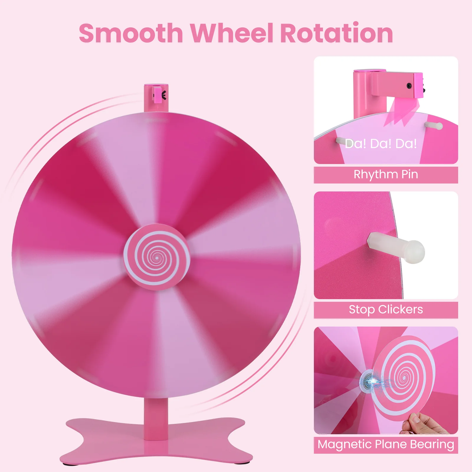 24 Inch Prize Wheel With Blackboard Marker, Eraser - Image 8