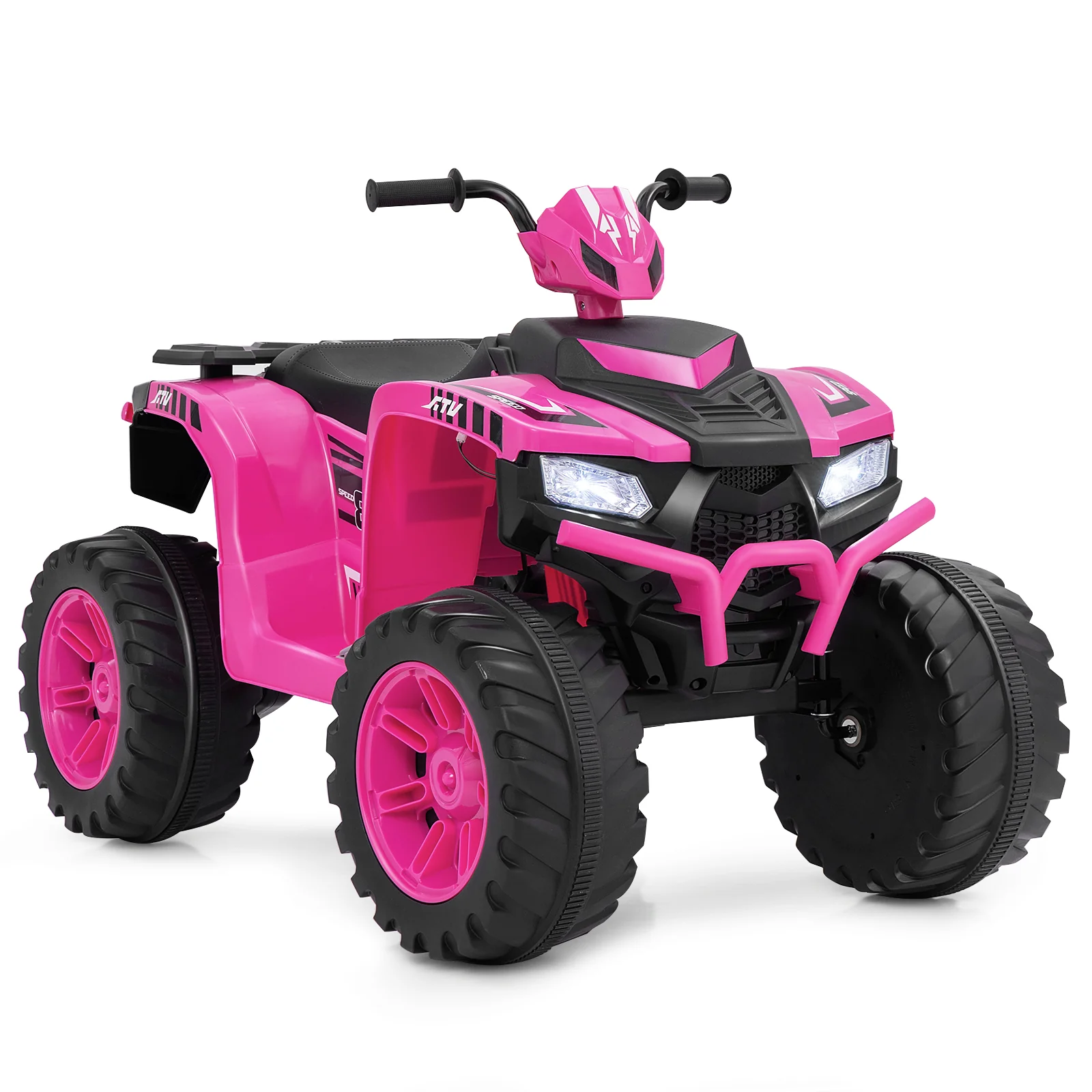 24V Kids Electric ATV, For Toddlers 3-8 Years, Pink