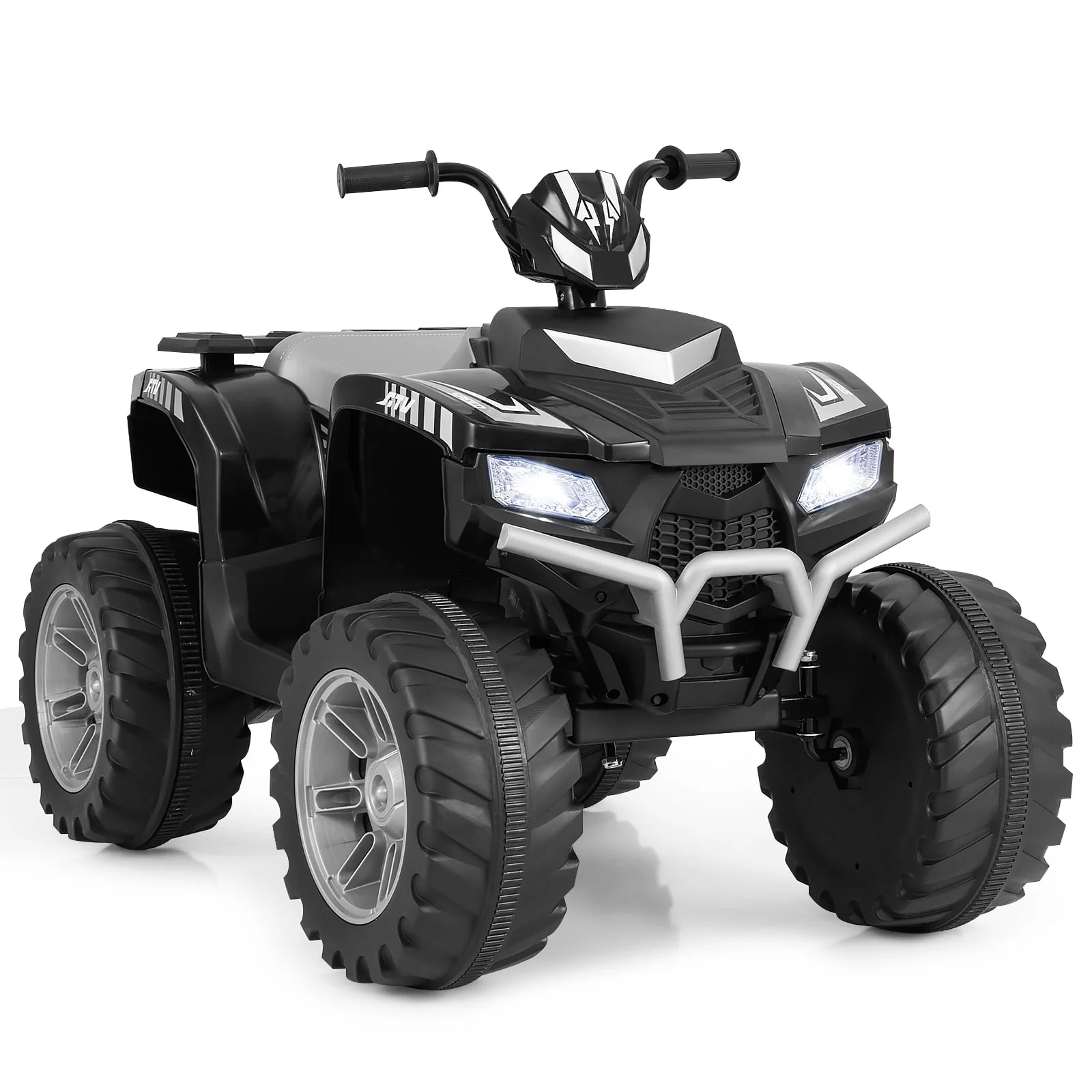 24V Kids Ride On Electric ATV, Wireless, Toddlers 3-8 Years, Black