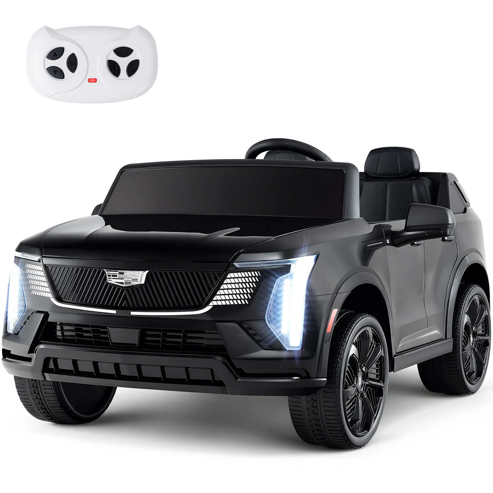 24V Ride On Truck, 2-Seater, Licensed, Remote Control, Black - Image 4
