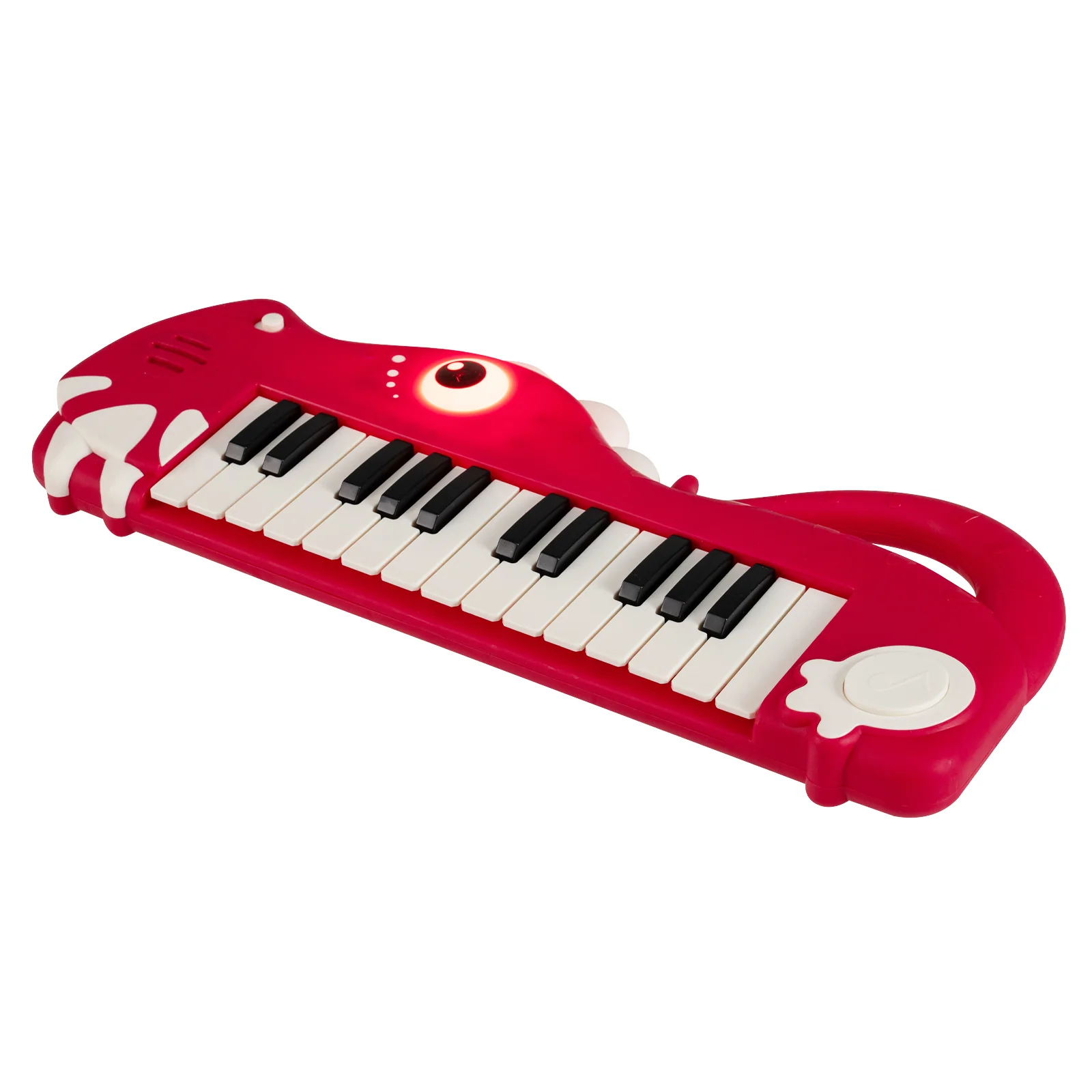 25-Key Dinosaur Piano Keyboard, With Music And Light, Red - Image 4