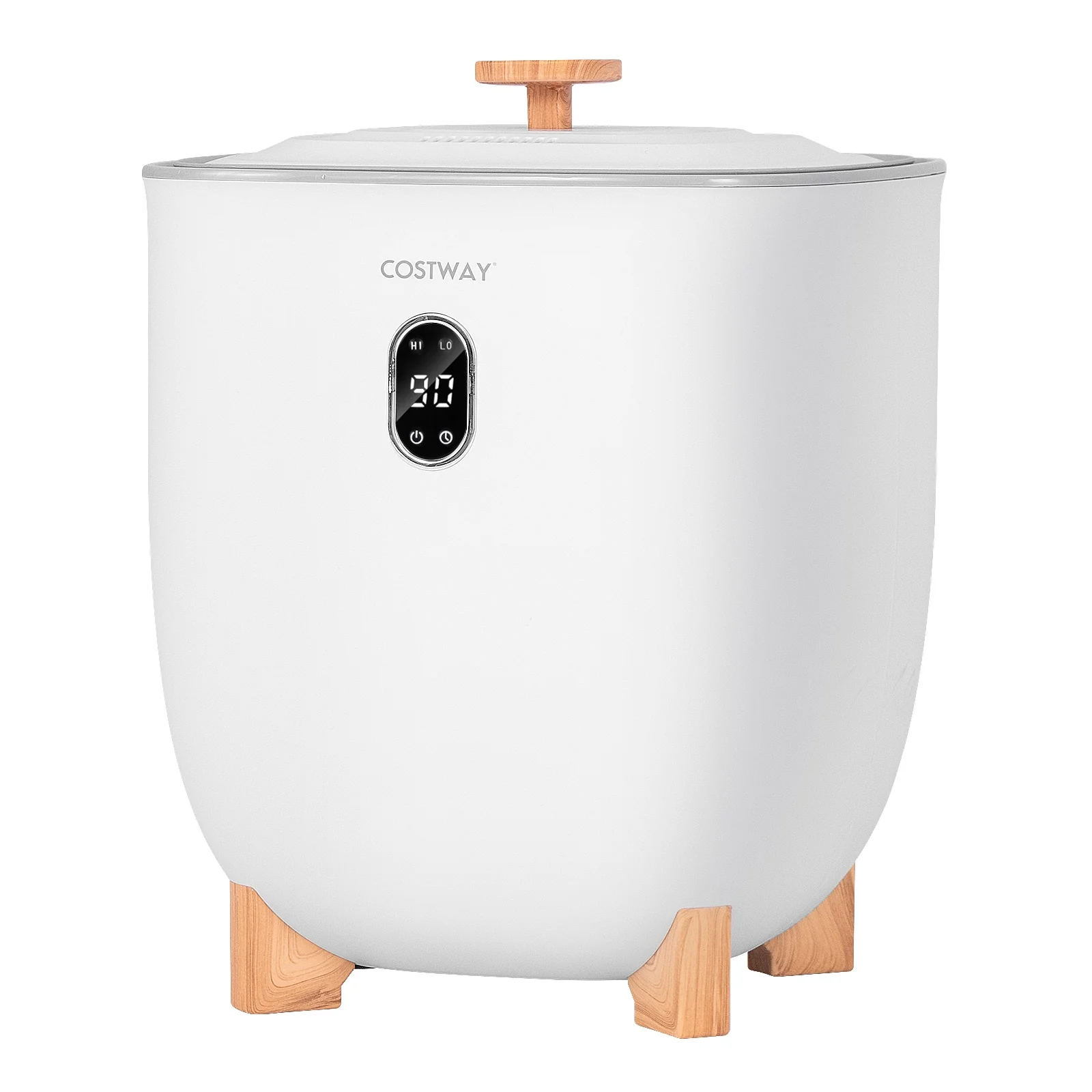 25L Towel Warmer Bucket, 2 Temperature Settings, Auto Shut Off, White - Image 4