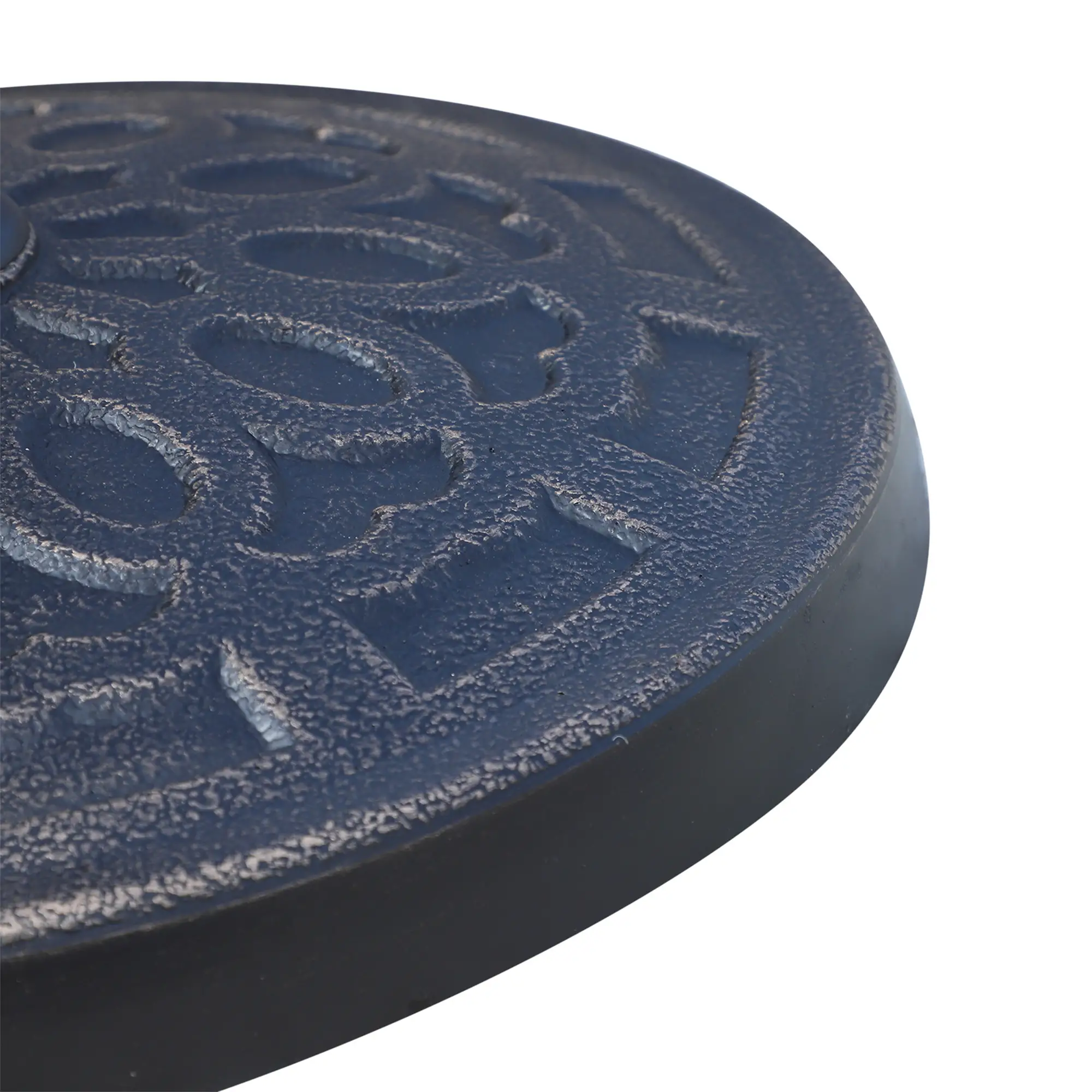 26 lbs Resin Umbrella Base, Round Market Parasol Holder, Φ1.5", Φ1.89" Pole, Bronze - Image 7