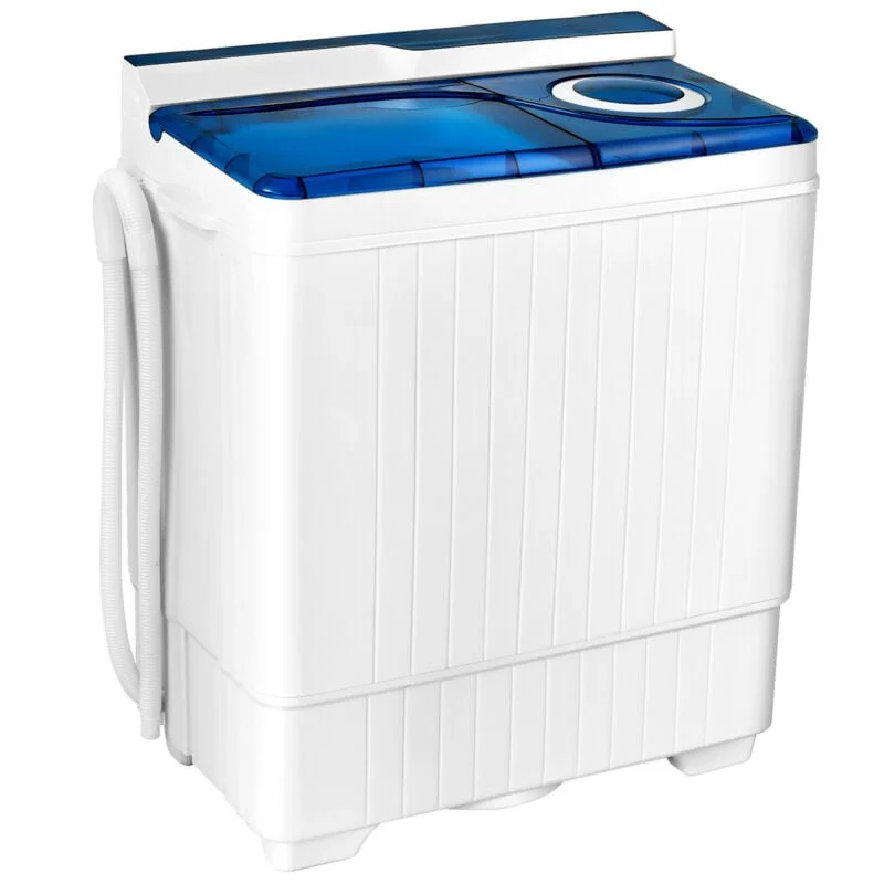 26 Pound Portable Semi-Automatic Washing Machine, Blue