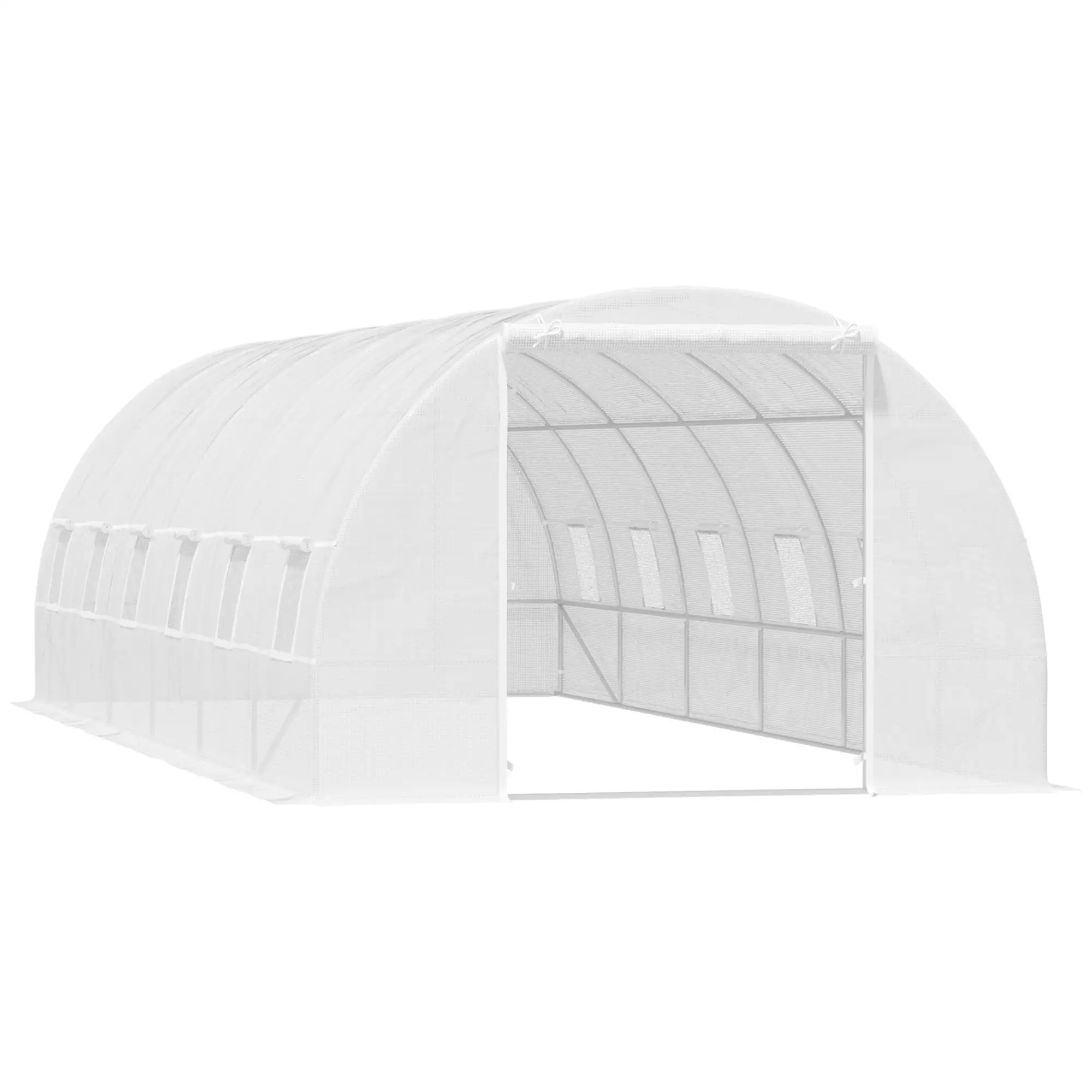26' x 10' x 6.6' Large Walk in Tunnel Greenhouse Garden Plant Seed Green House Premium Steel Frame - Image 12