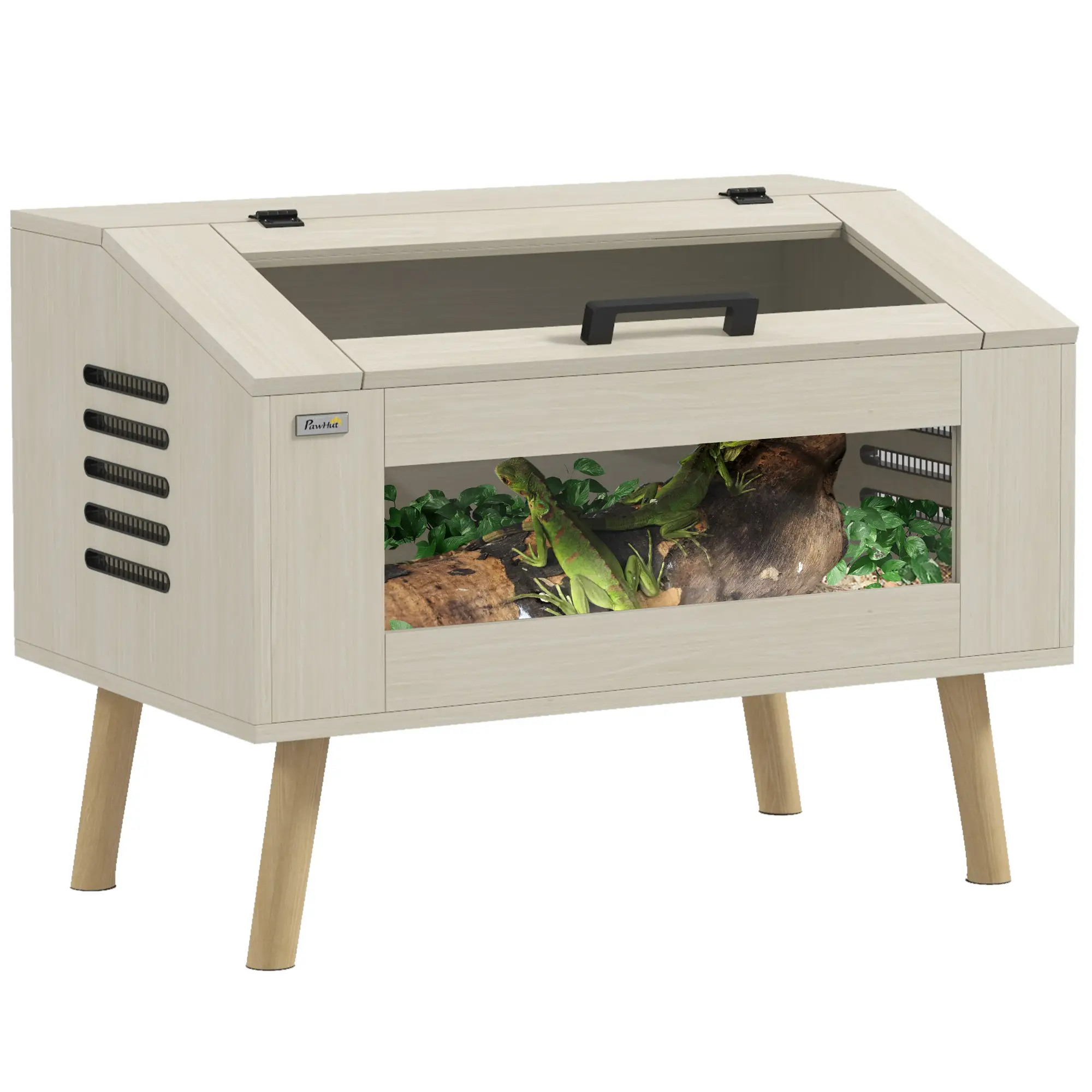 29 Gallon Reptile Terrarium, Top Opening Tank w/ Ventilation - Image 11